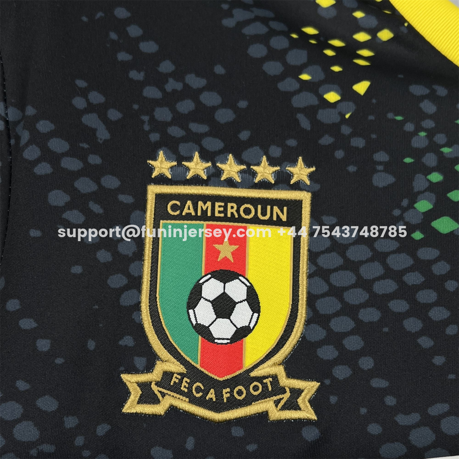 Funinjersey-Cameroon 2026 Black Special Jersey - Fans Version