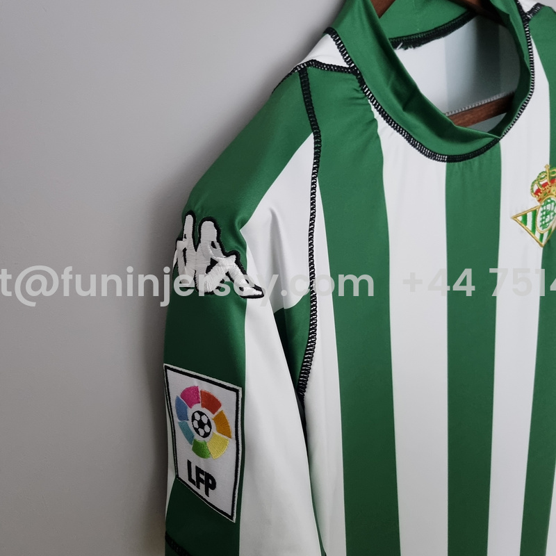 Funinjersey-Retro Real Betis 2003-04 Home Stadium Jersey