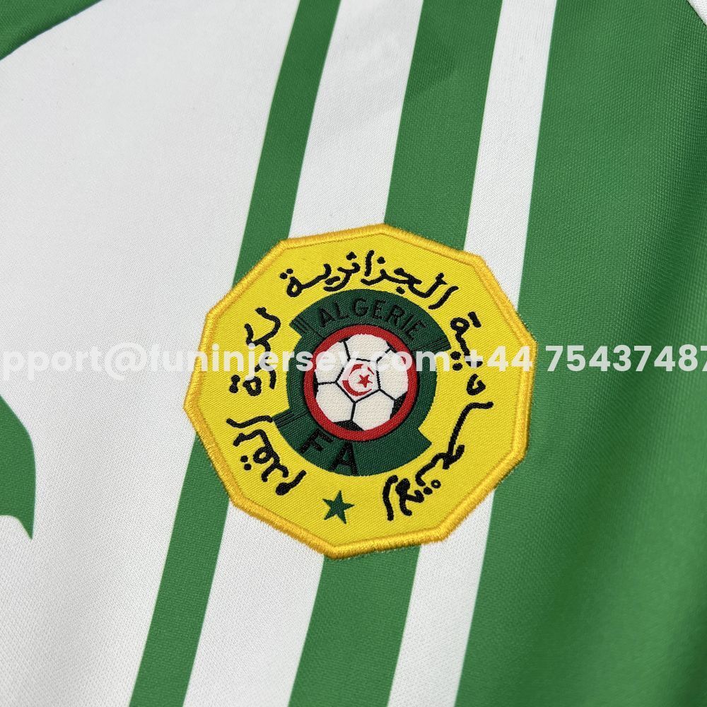 Funinjersey-Retro Algeria 1986 Home Jersey
