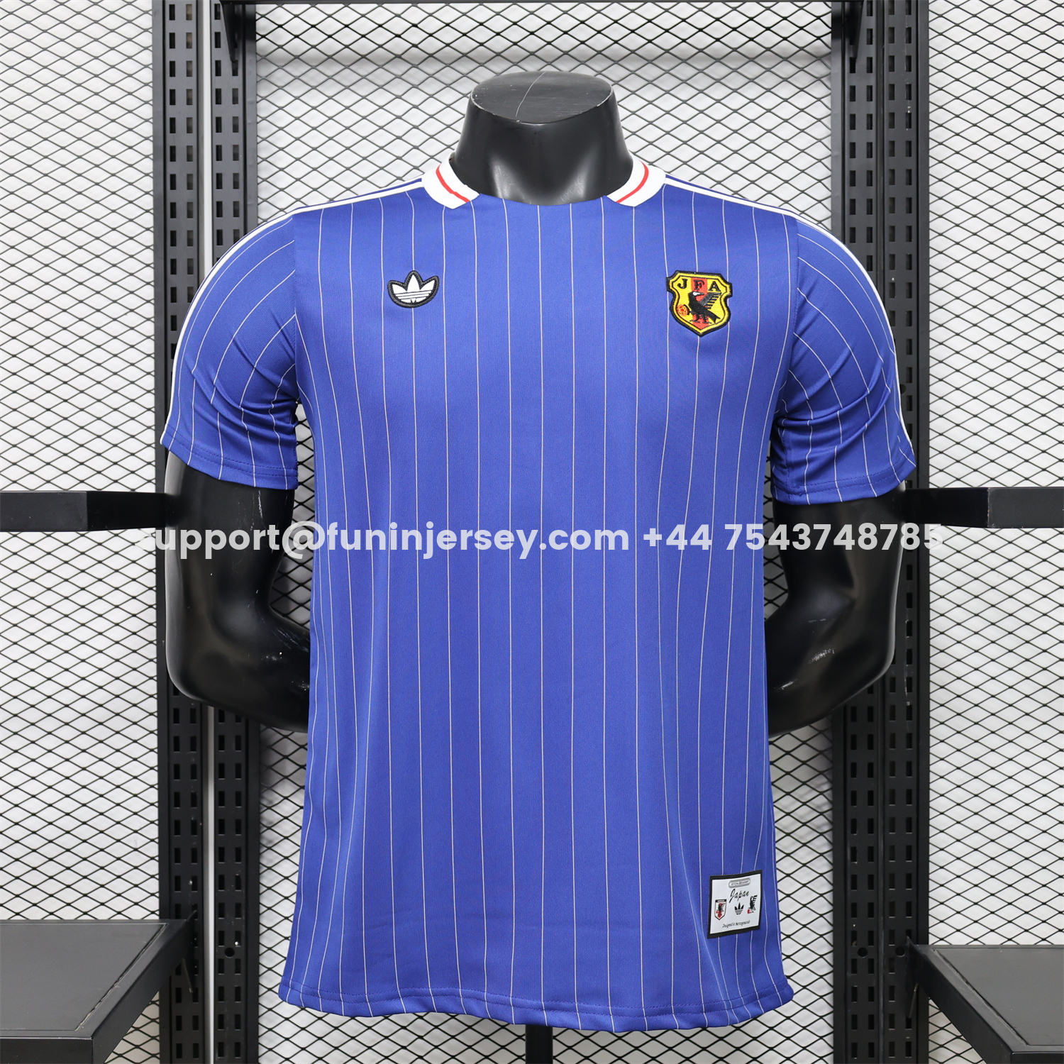 Funinjersey-Japan 2026 Terrace Icon Retro Casual Style Blue Jersey - Player Version