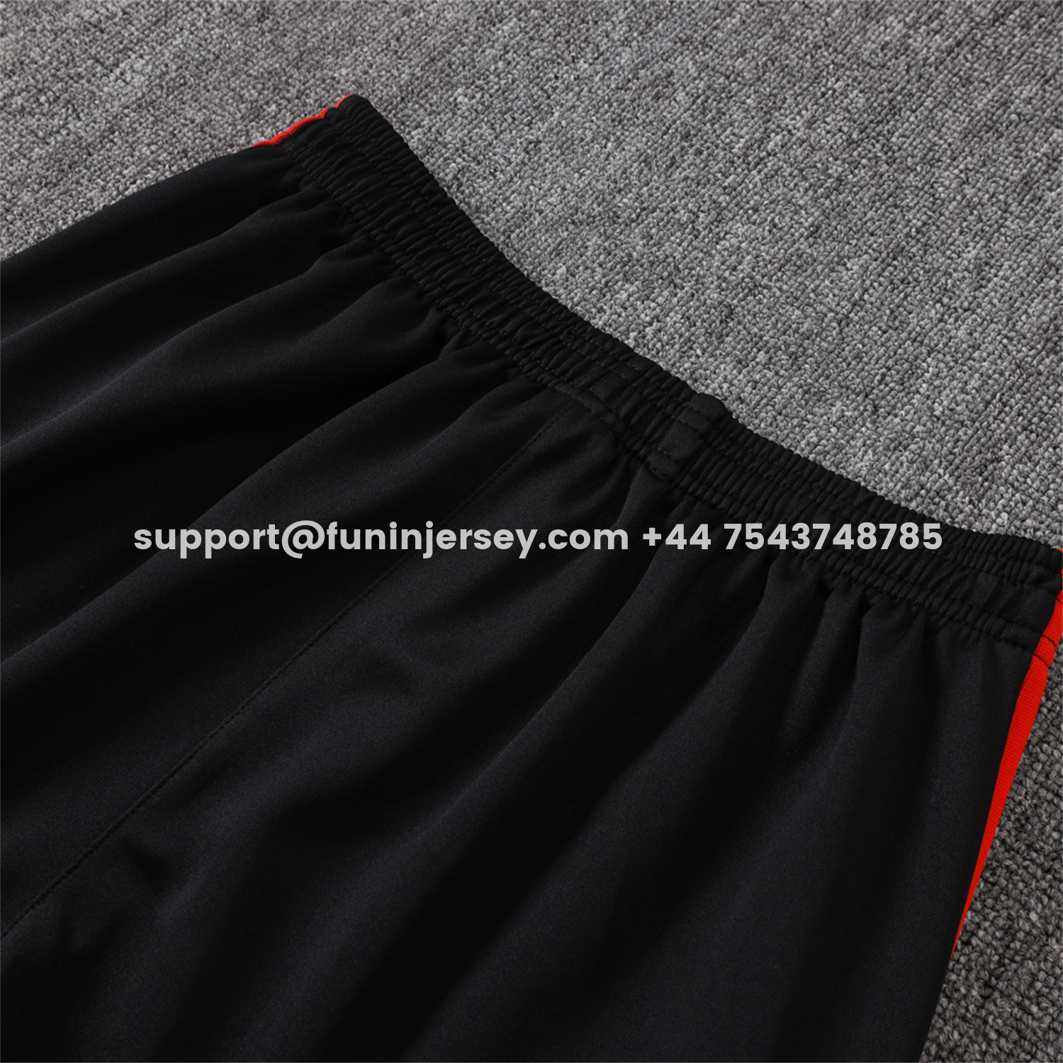 Funinjersey-Arsenal 26-27 Jacket Training Tracksuit - Red Jackets & Black Pants