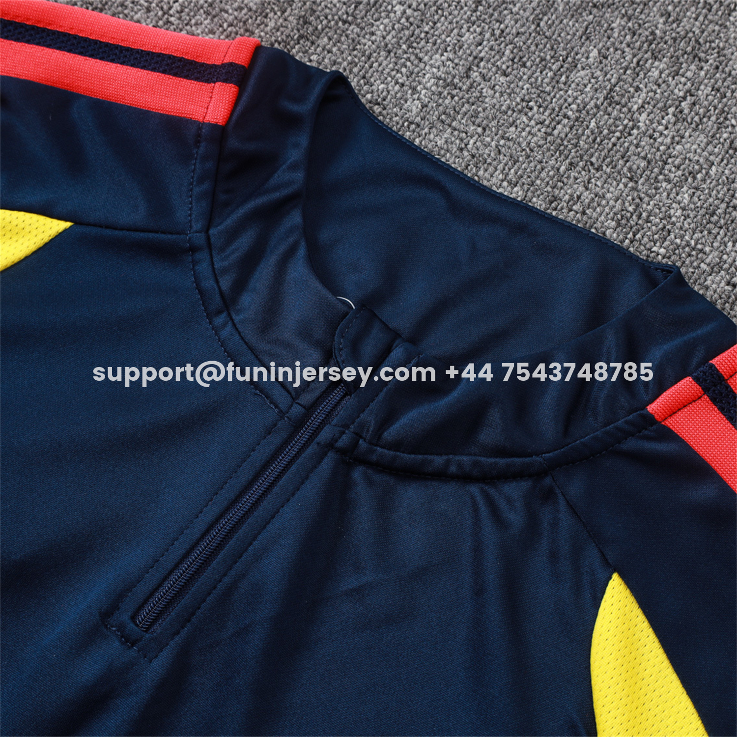 Funinjersey-Colombia 2026 Long Sleeve Training Set - Black Top & Black Pants