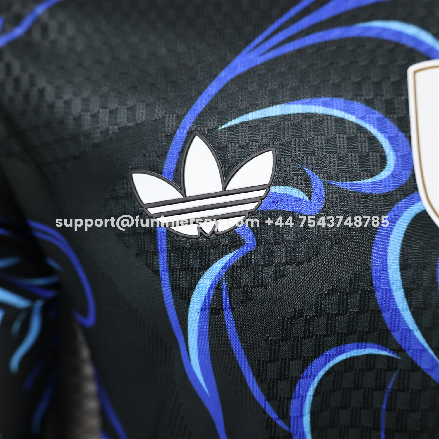 Funinjersey-Argentina 2026 Away Deep Blue Long Sleeves Jersey - Player Version