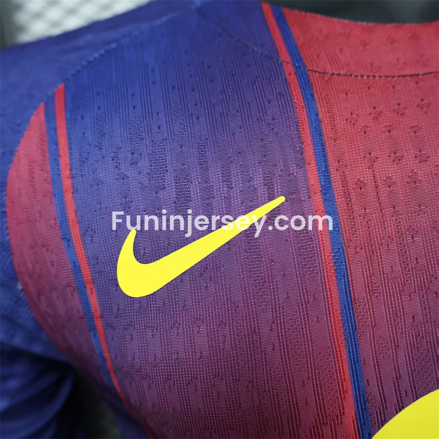Funinjersey-Barcelona 25-26 Home Long Sleeves Jersey (Leaked Version 2) - Player Version
