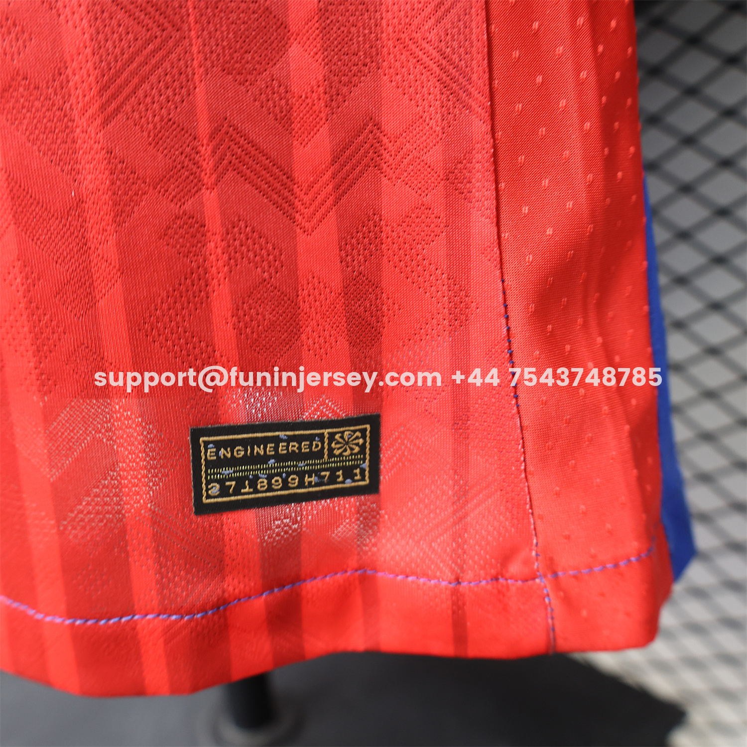 Funinjersey-Barcelona 26-27 Red Blue Retro Style Casual Jersey - Player Version