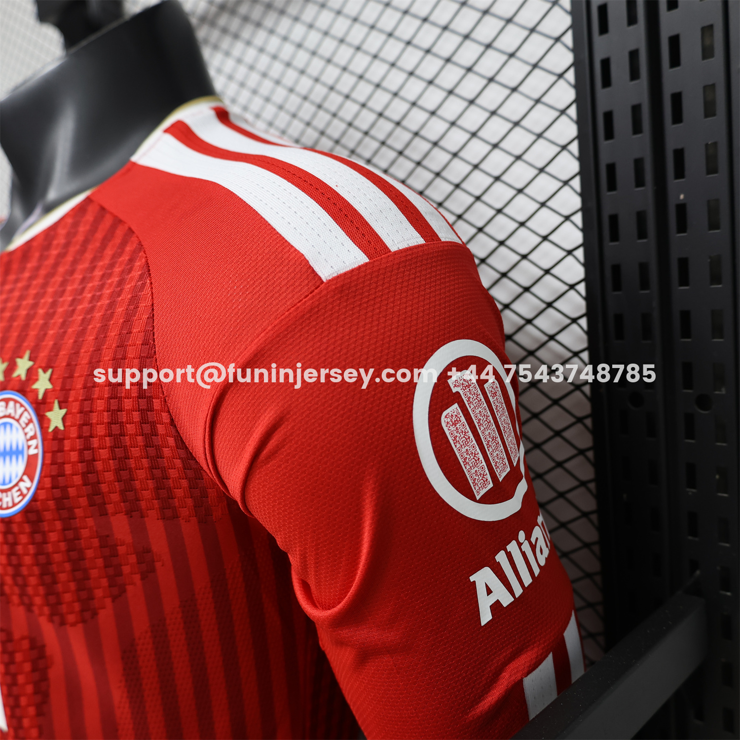 Funinjersey-Bayern Munich 26-27 Home Long Sleeves Jersey - Player Version