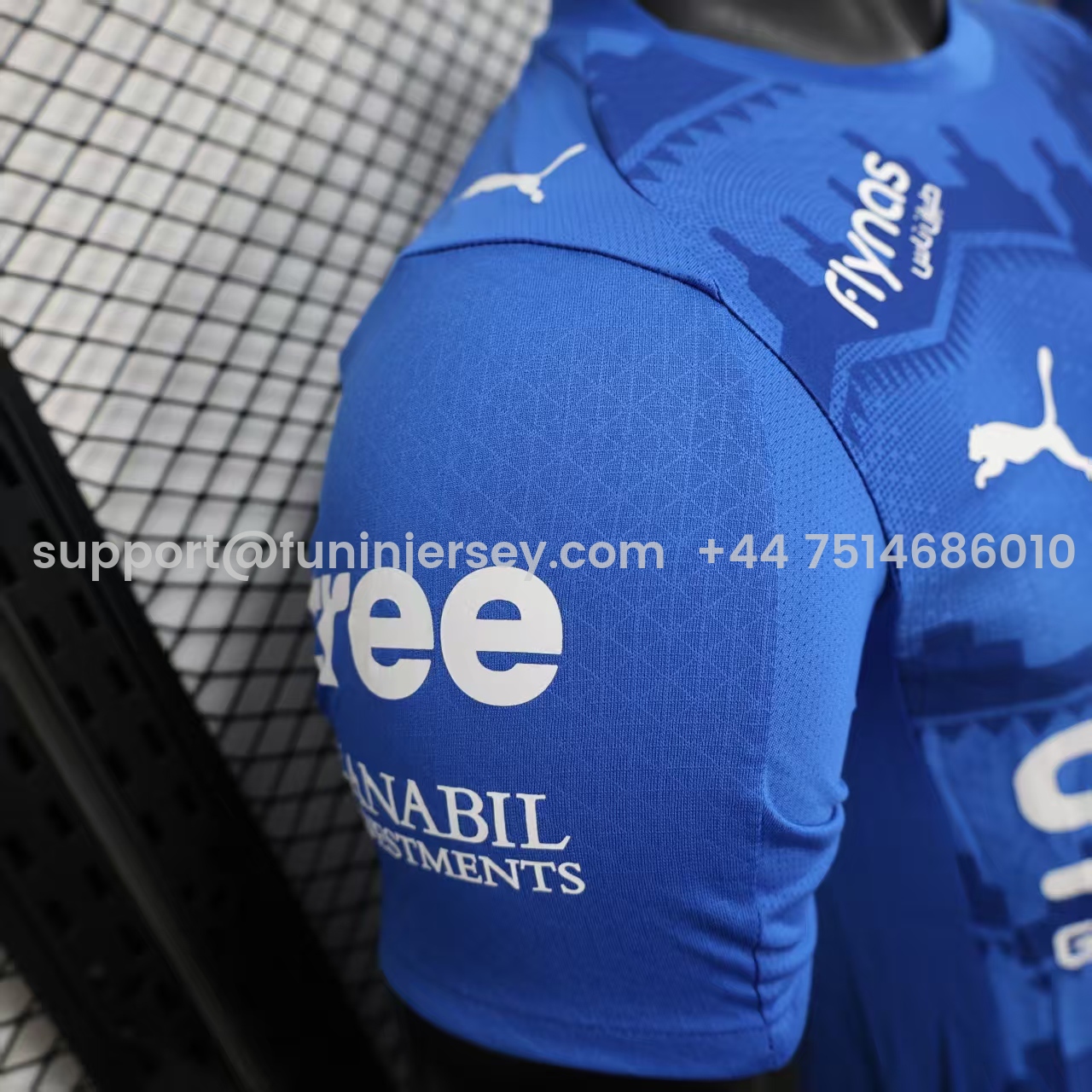 Funinjersey-Al Hilal Riyadh Crescent 25-26 Home Blue Jersey - Player Version