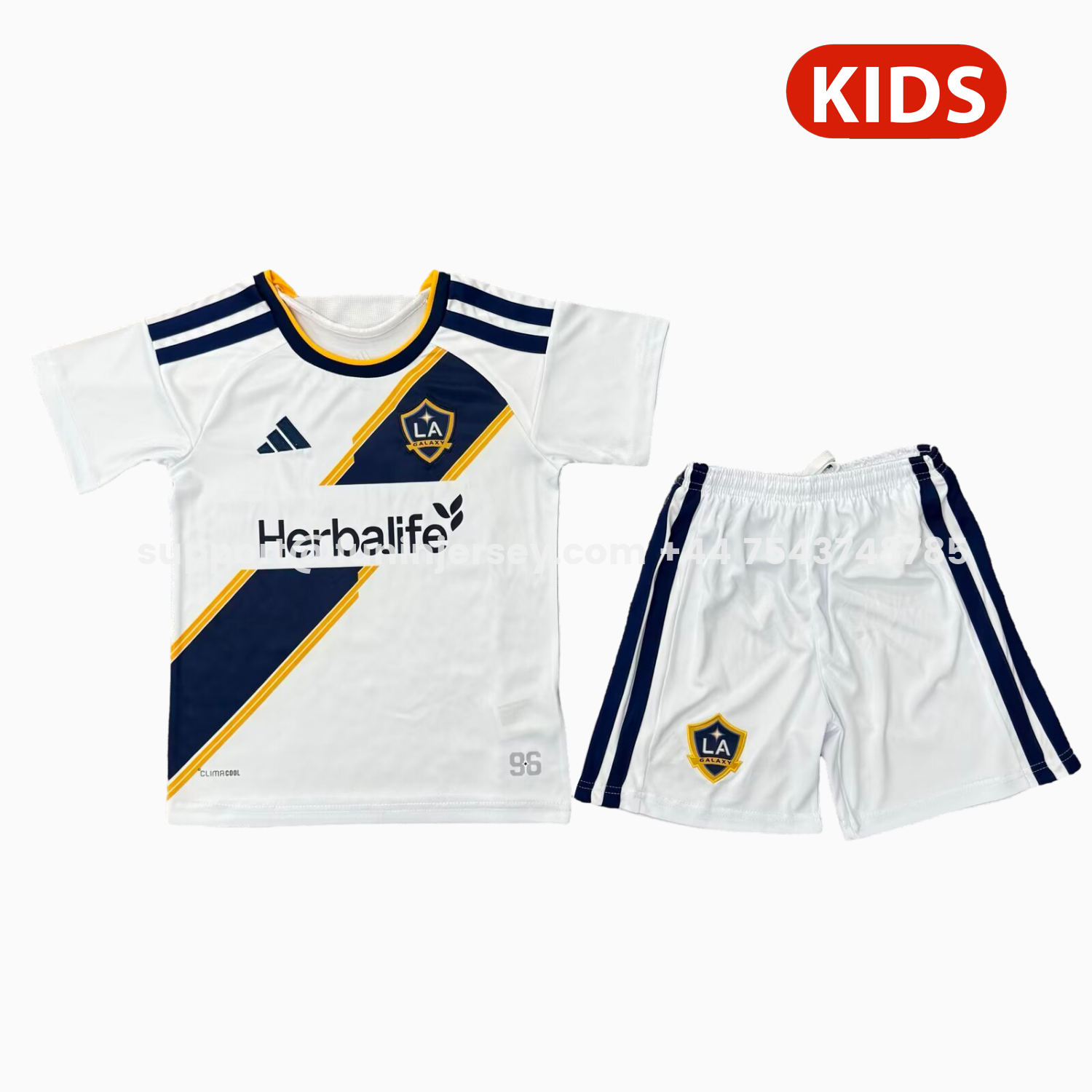 Funinjersey-LA Galaxy 2026 Home Kids Kit