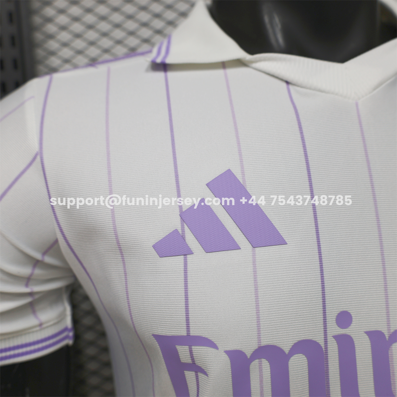 Funinjersey-Real Madrid 25-26 Retro Style White Polo Jersey - Player Version