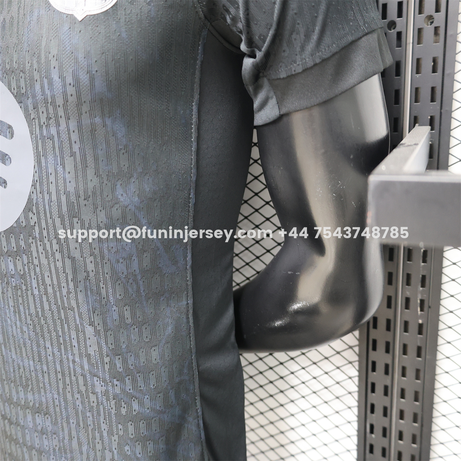 Funinjersey-Barcelona 25-26 Blue Texture Black Special Jersey - Player Version