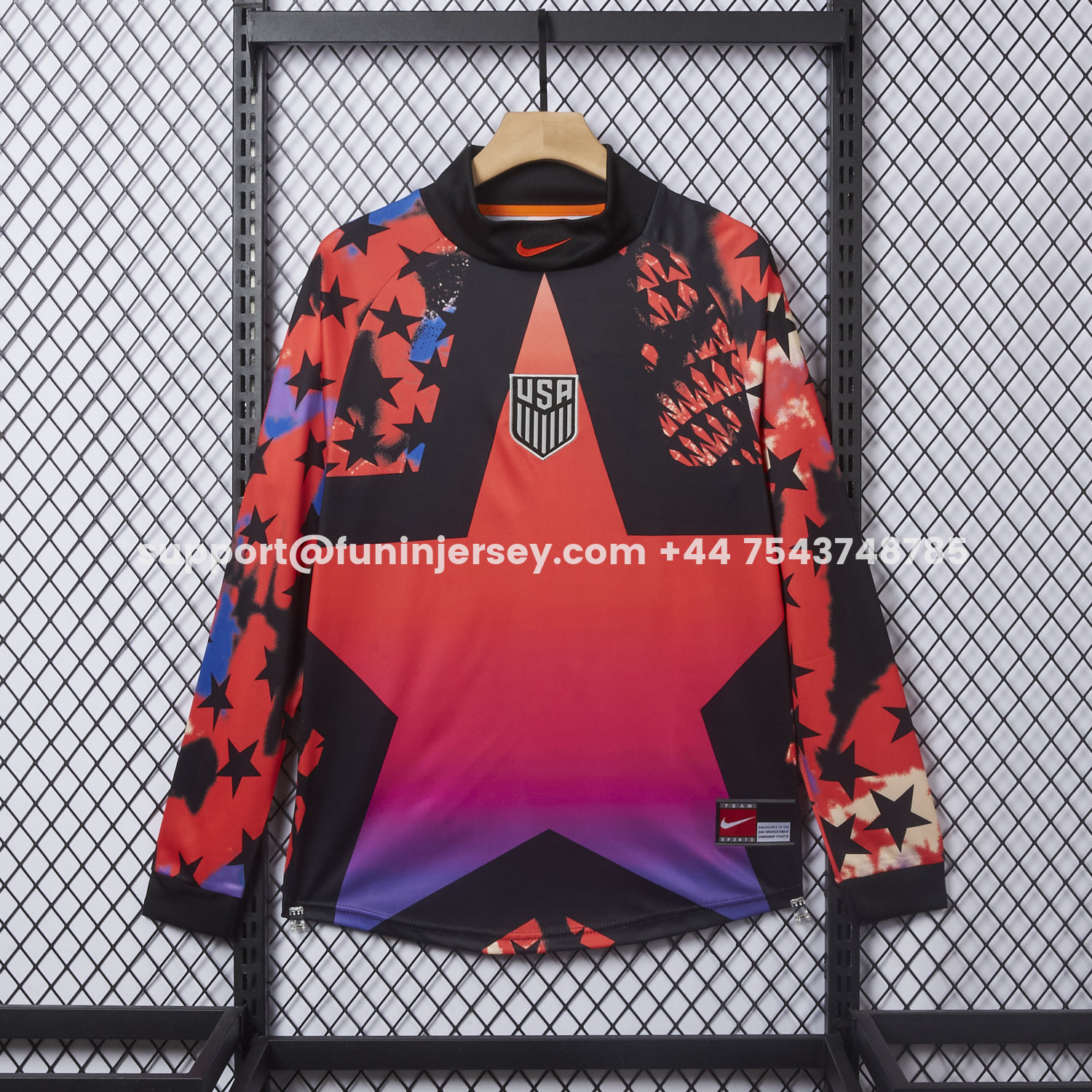 Funinjersey-United States USA 2026 Hollywood Goalkeeper Special Long Sleeves Jersey - Fans Version