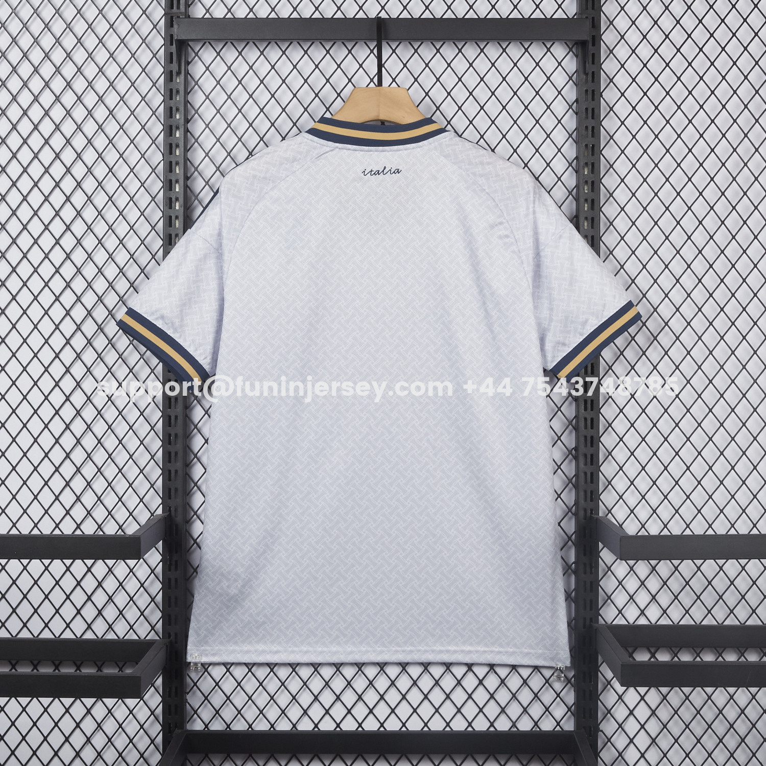 Funinjersey-Italy 2026 Away Grey Jersey - Fans Version