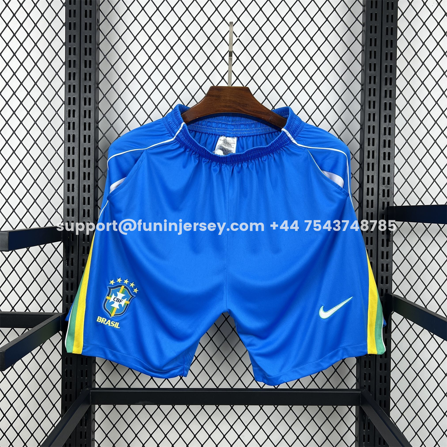 Funinjersey-Brazil 2026 Blue Casual Shorts - Fans Version