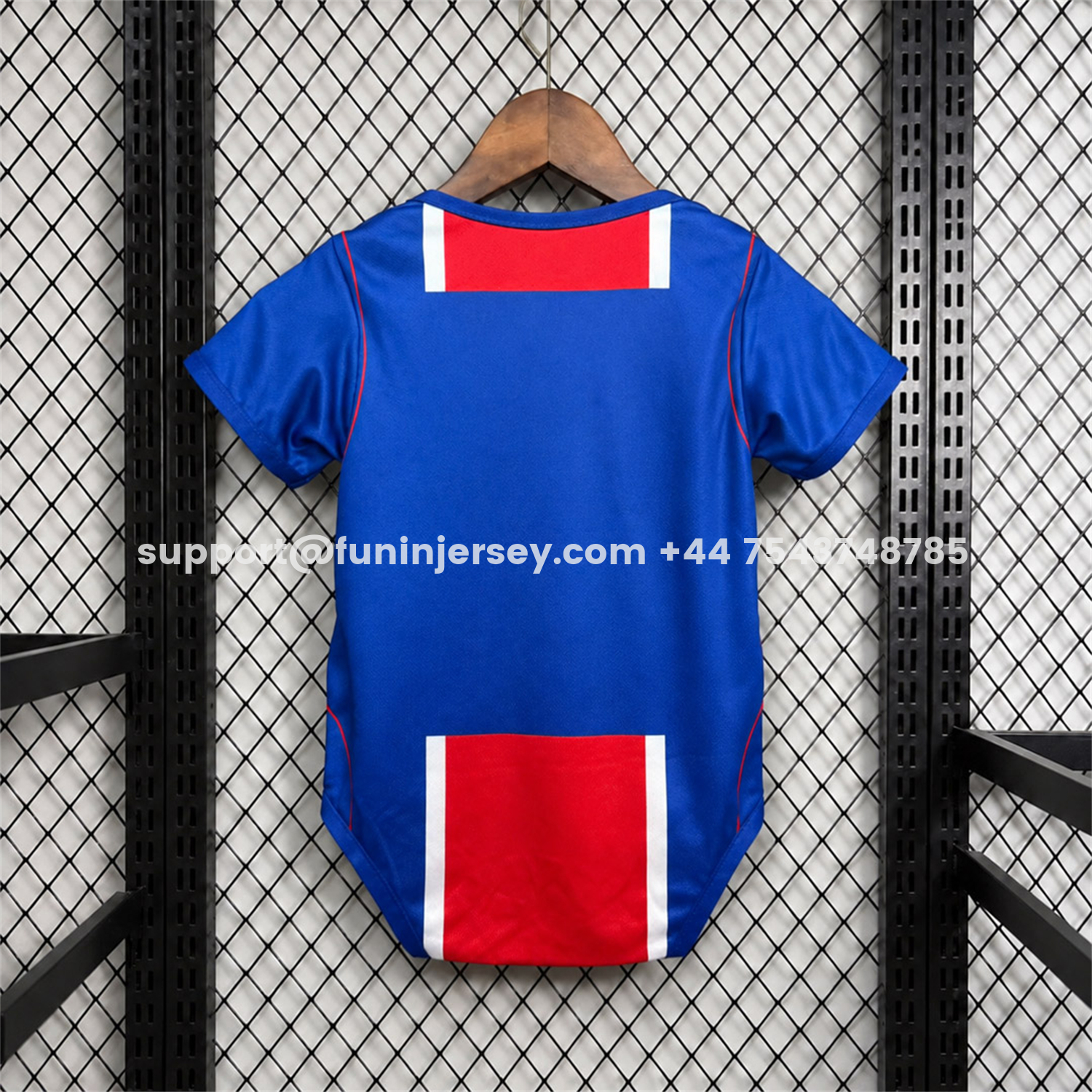 Funinjersey-Paris Saint-Germain PSG 26-27 Home Baby Crawling Suit