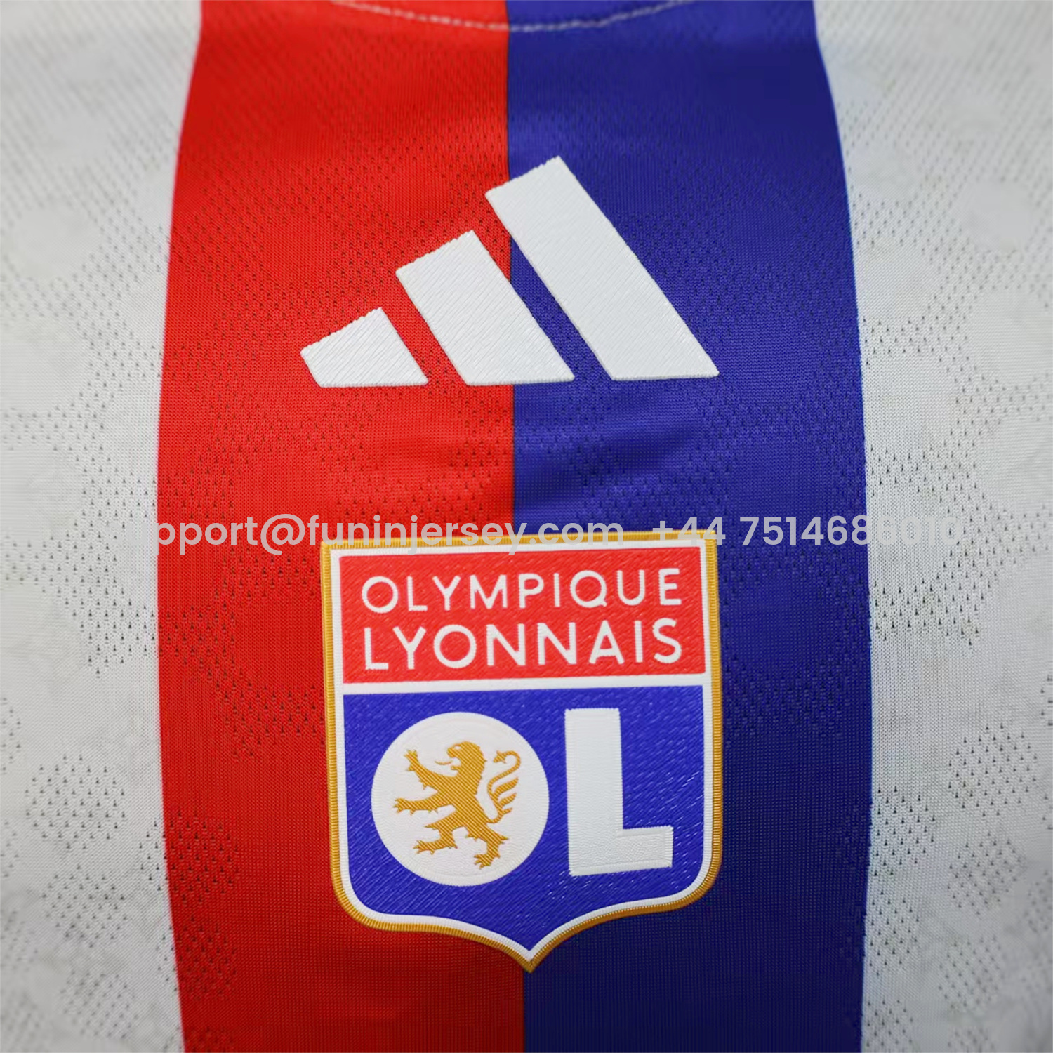 Funinjersey-Olympique Lyonnais Lyon 25-26 Home White Jersey - Player Version