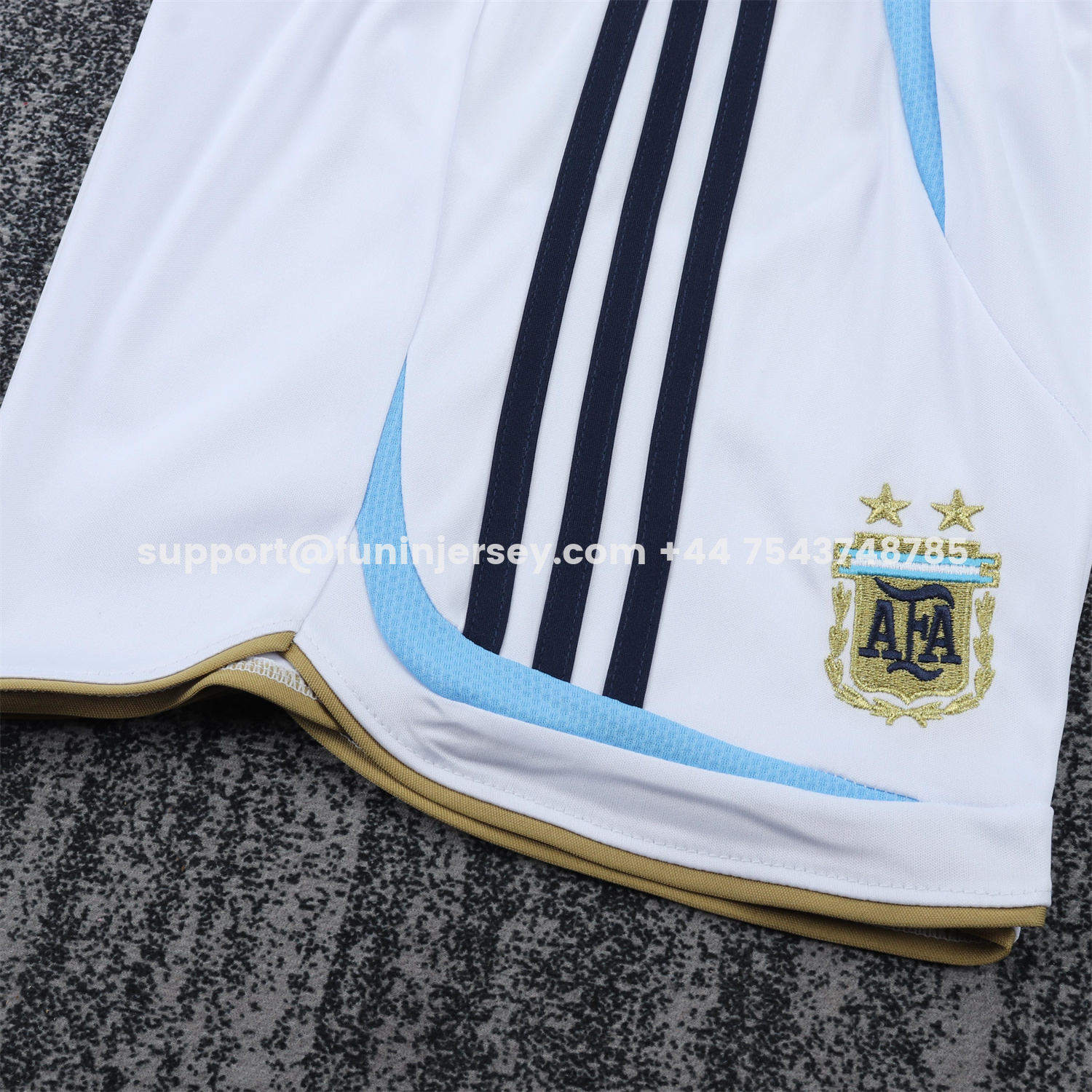 Funinjersey-Retro Argentina 2006 Away Kids Kit