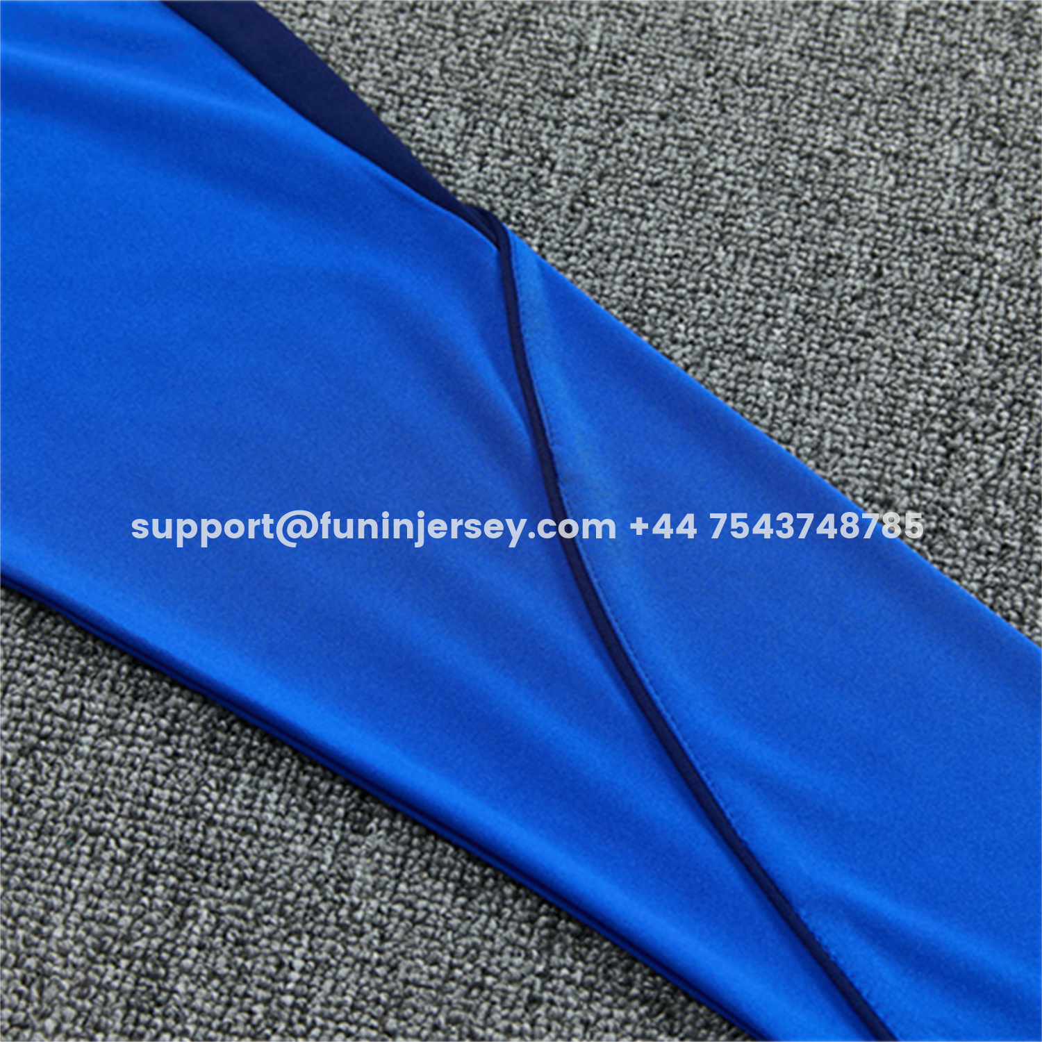 Funinjersey-Inter Milan 26-27 Kids Long Sleeve Training Set - Blue Top & Royal Blue Pants