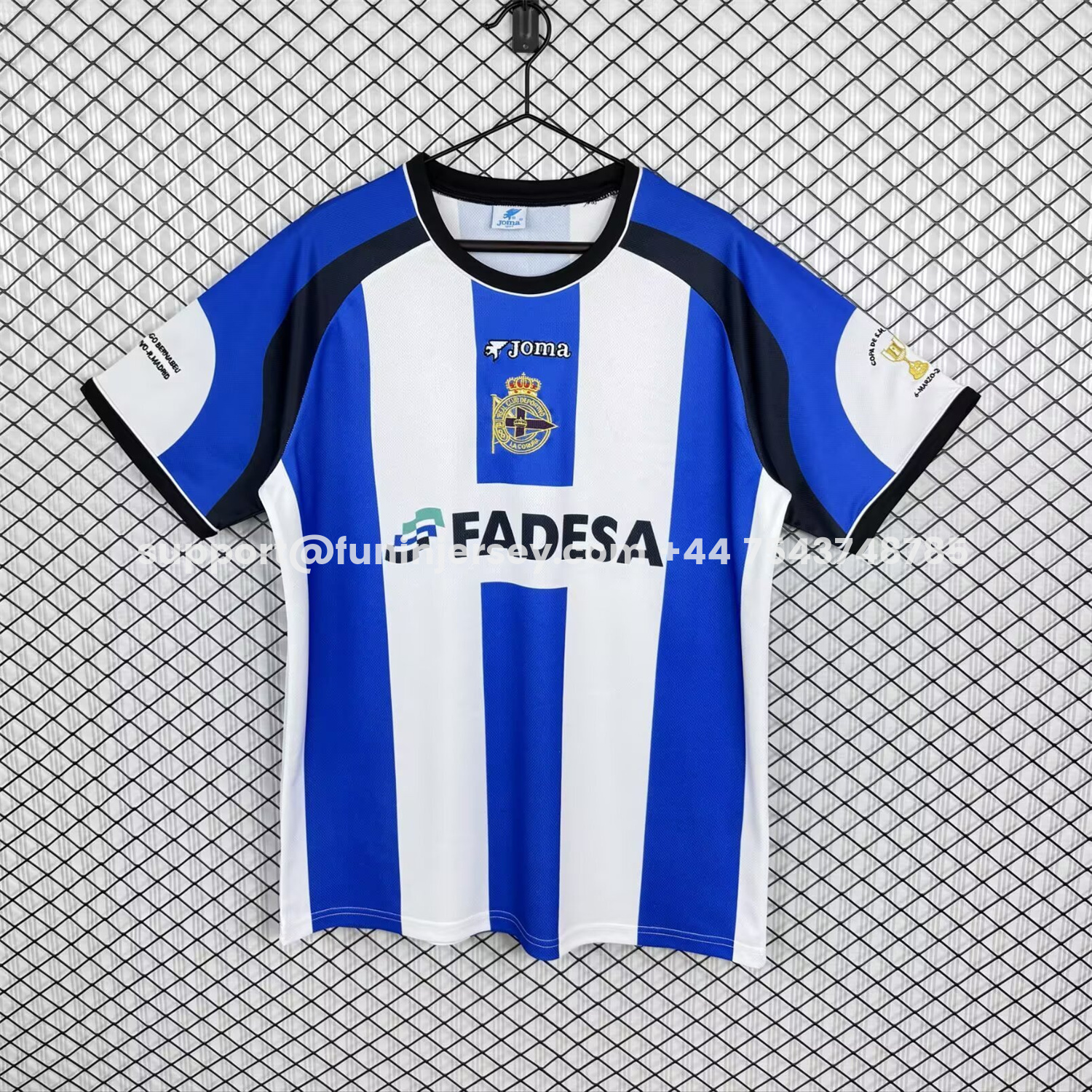 Funinjersey-Retro Deportivo de La Coruña 2001-02 Home Jersey