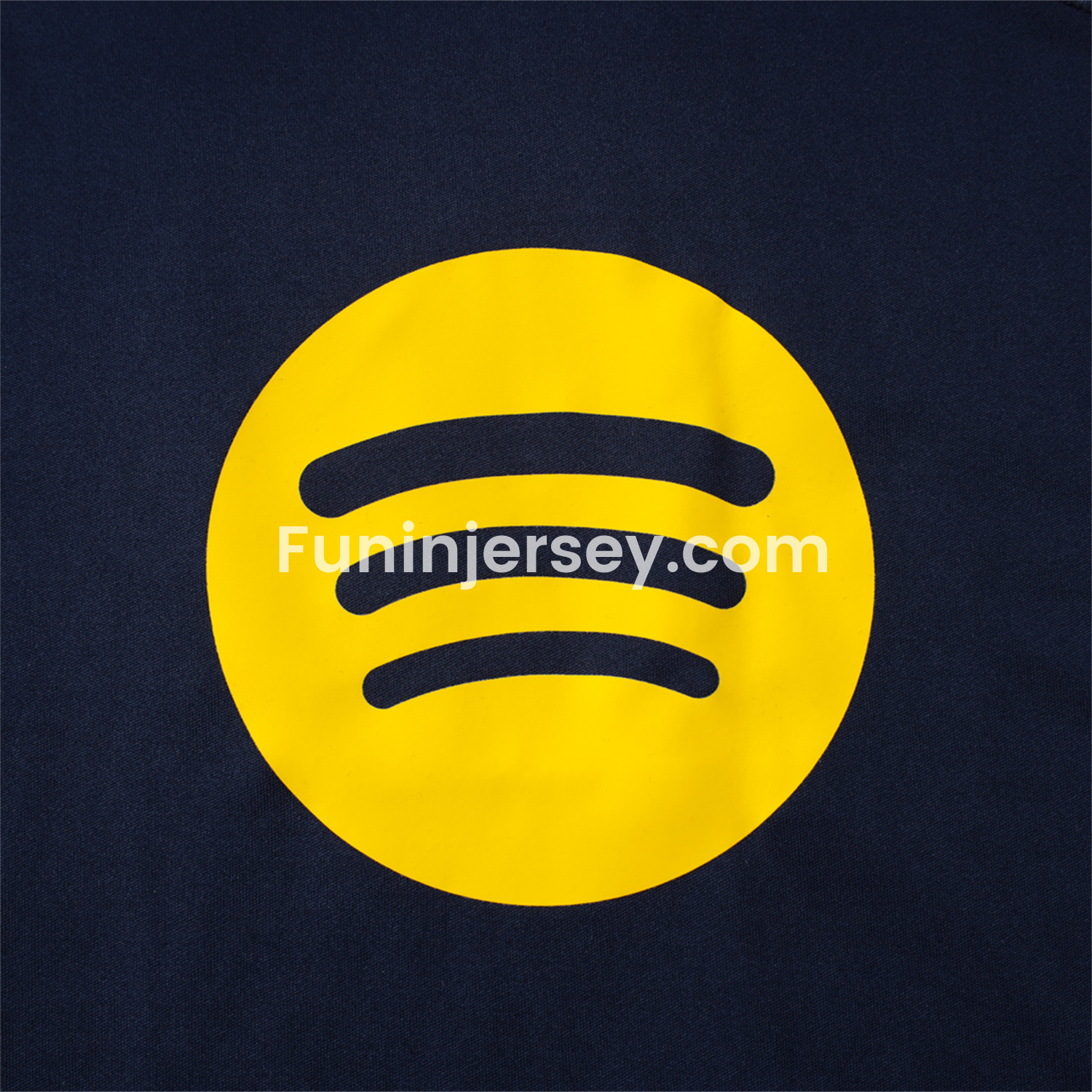 Funinjersey-Barcelona 25-26 Vest Training Set - Deep Blue Black Vest and Shorts