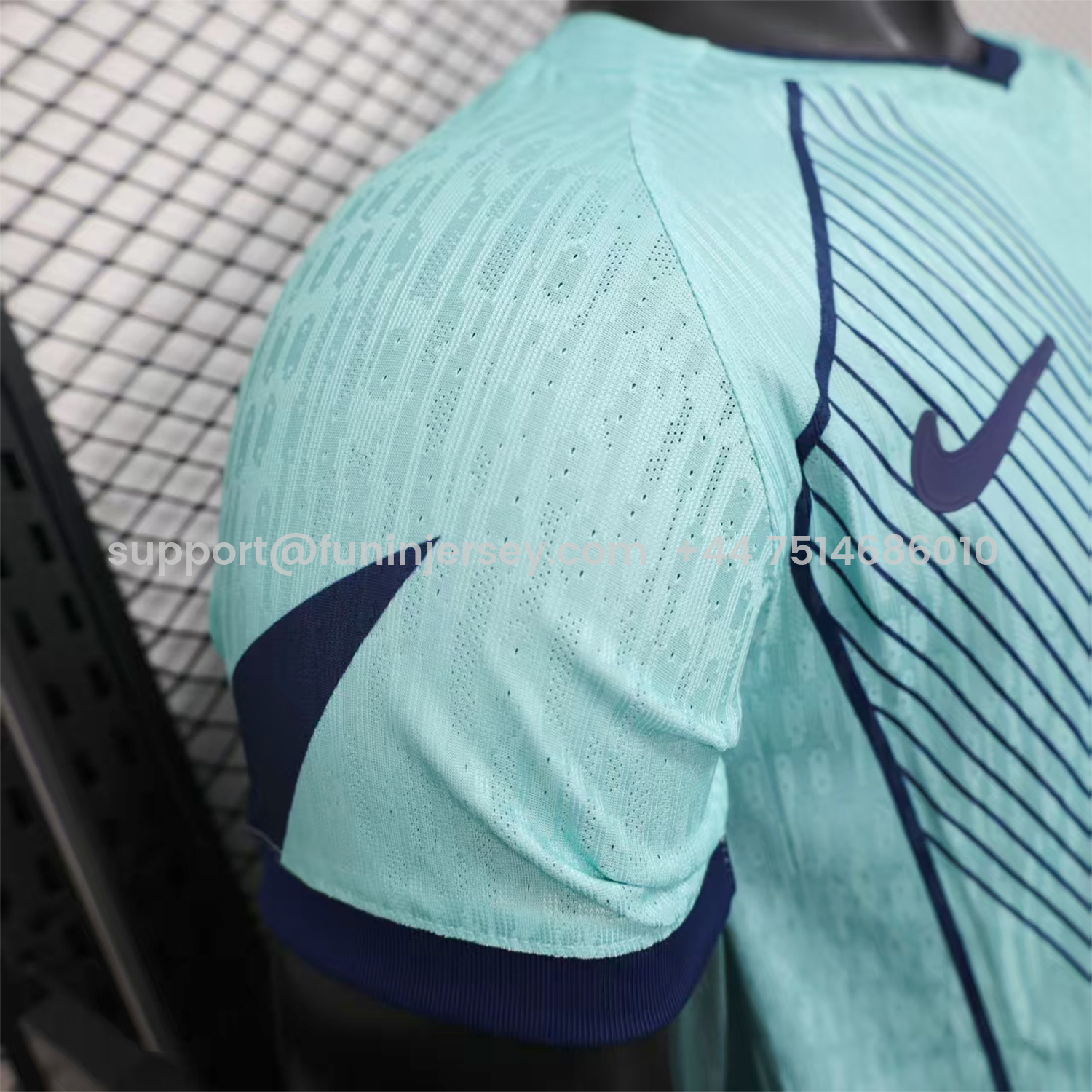 Funinjersey-Barcelona 25-26 T90 Cyan Special Jersey - Player Version