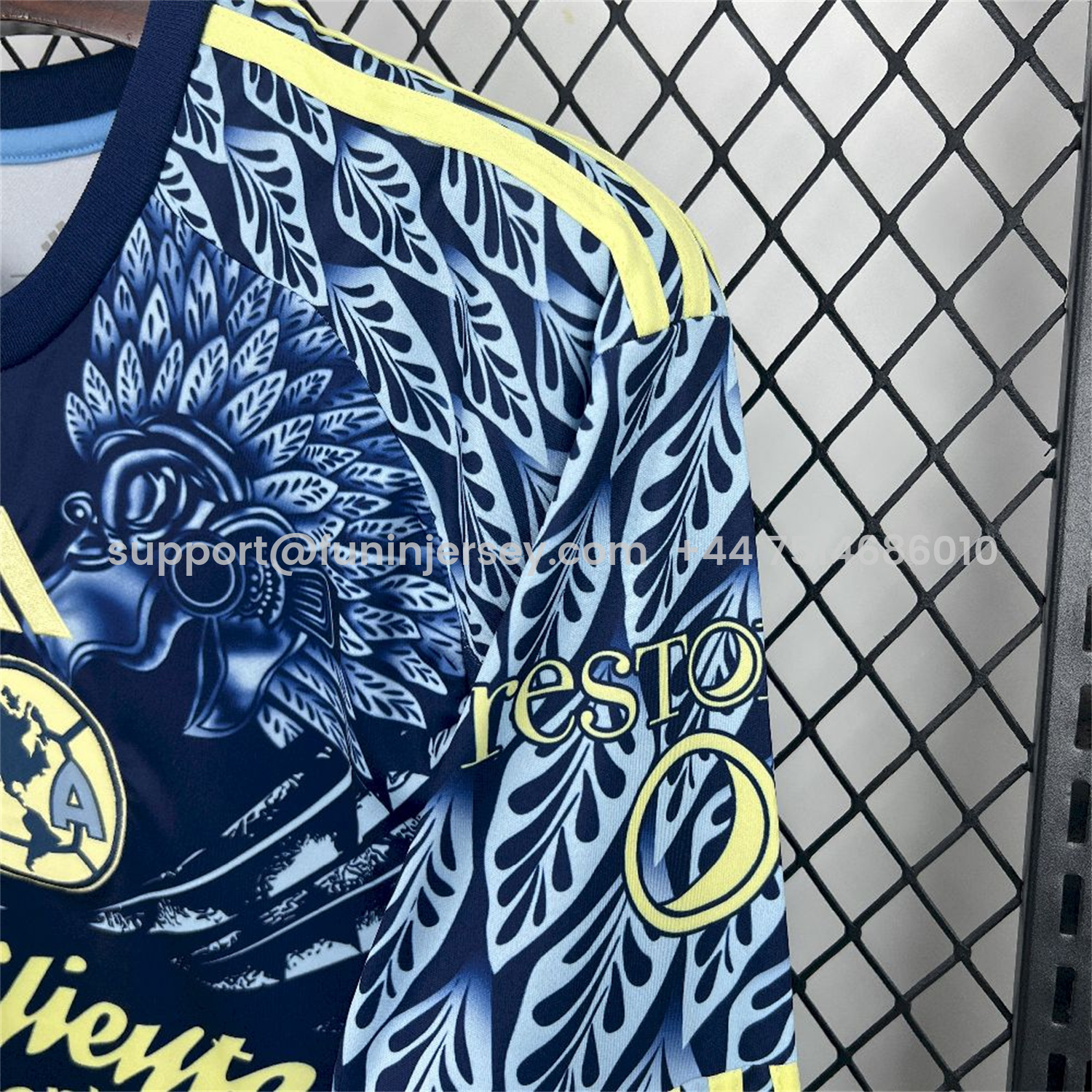 Funinjersey-Club América 25-26 Away Long Sleeves Jersey - Fans Version