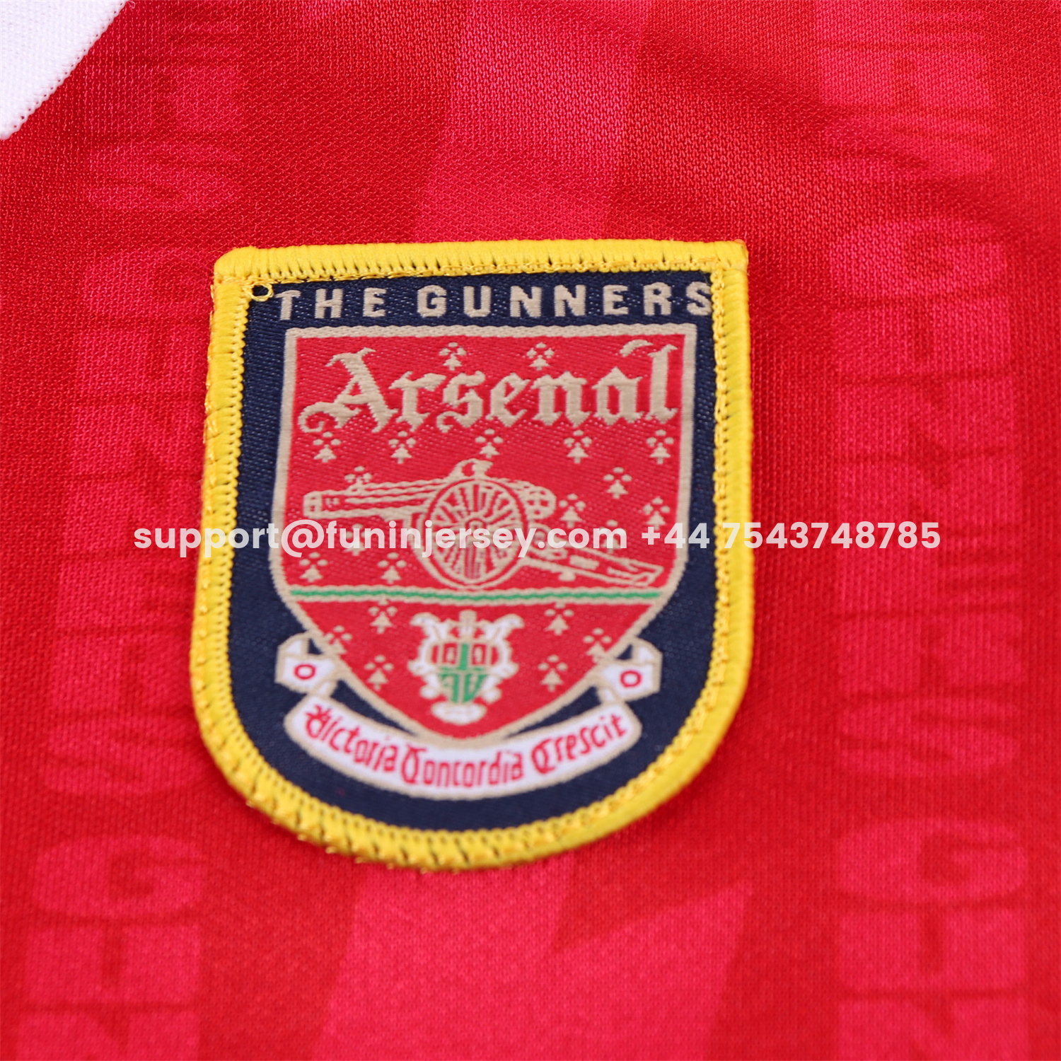 Funinjersey-Retro Arsenal 1994-95 Home Kids Kit