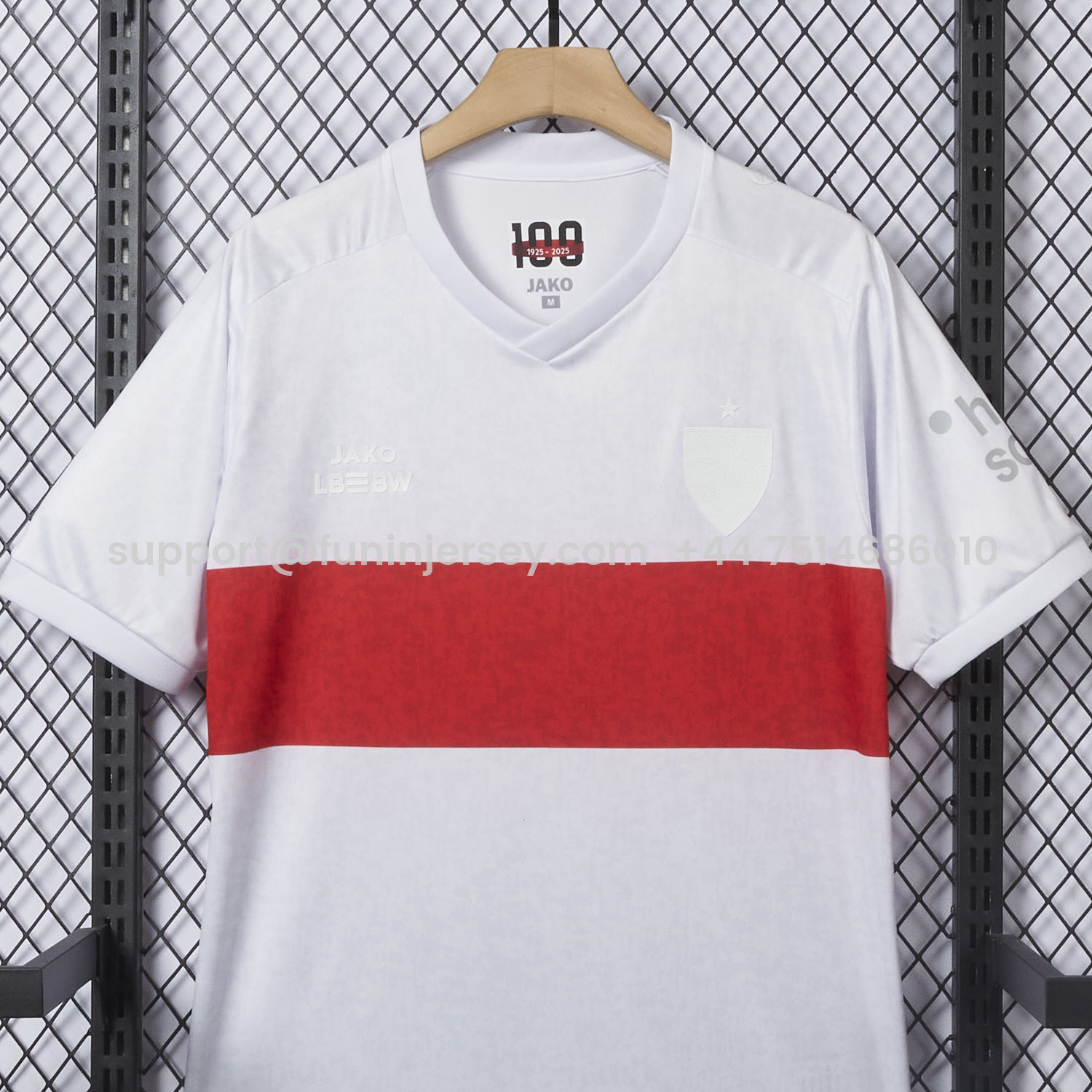 Funinjersey-Stuttgart 25-26 100th Anniversary Jersey - Fans Version