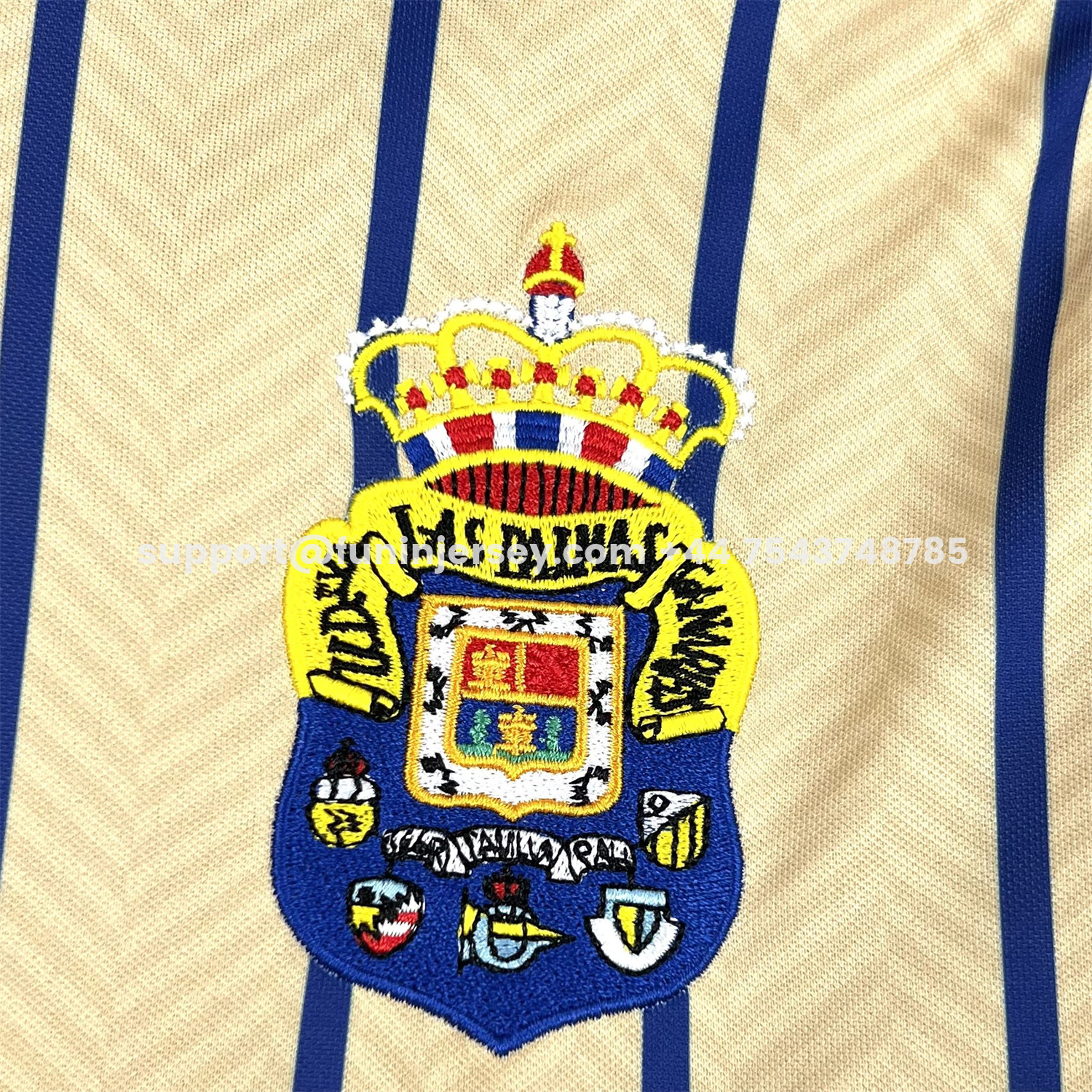 Funinjersey-Las Palmas 25-26 Vintage Style Special Jersey - Fans Version