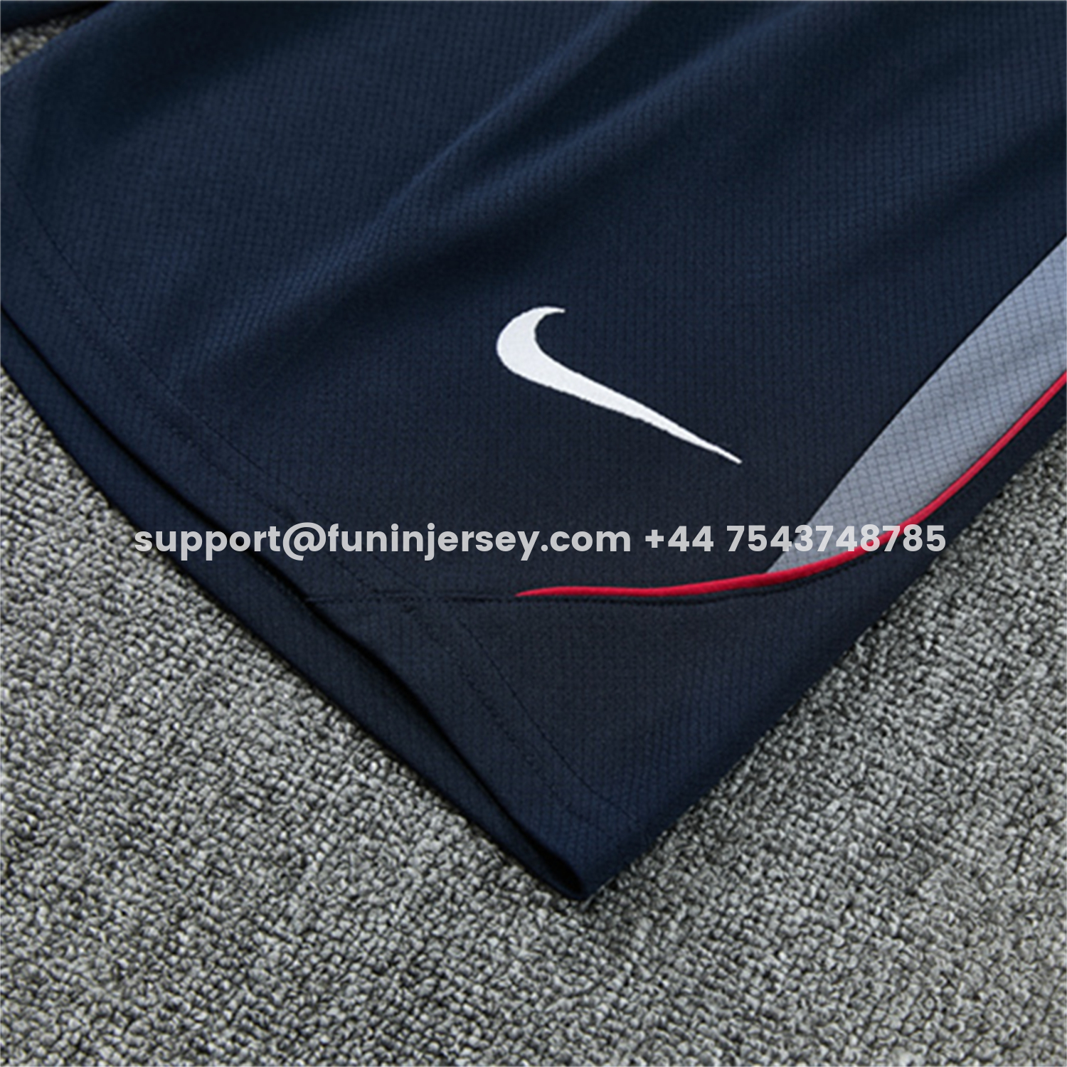 Funinjersey-England 2026 Kids Short-Sleeve Training Set - Dark Blue Top & Dark Blue Pants
