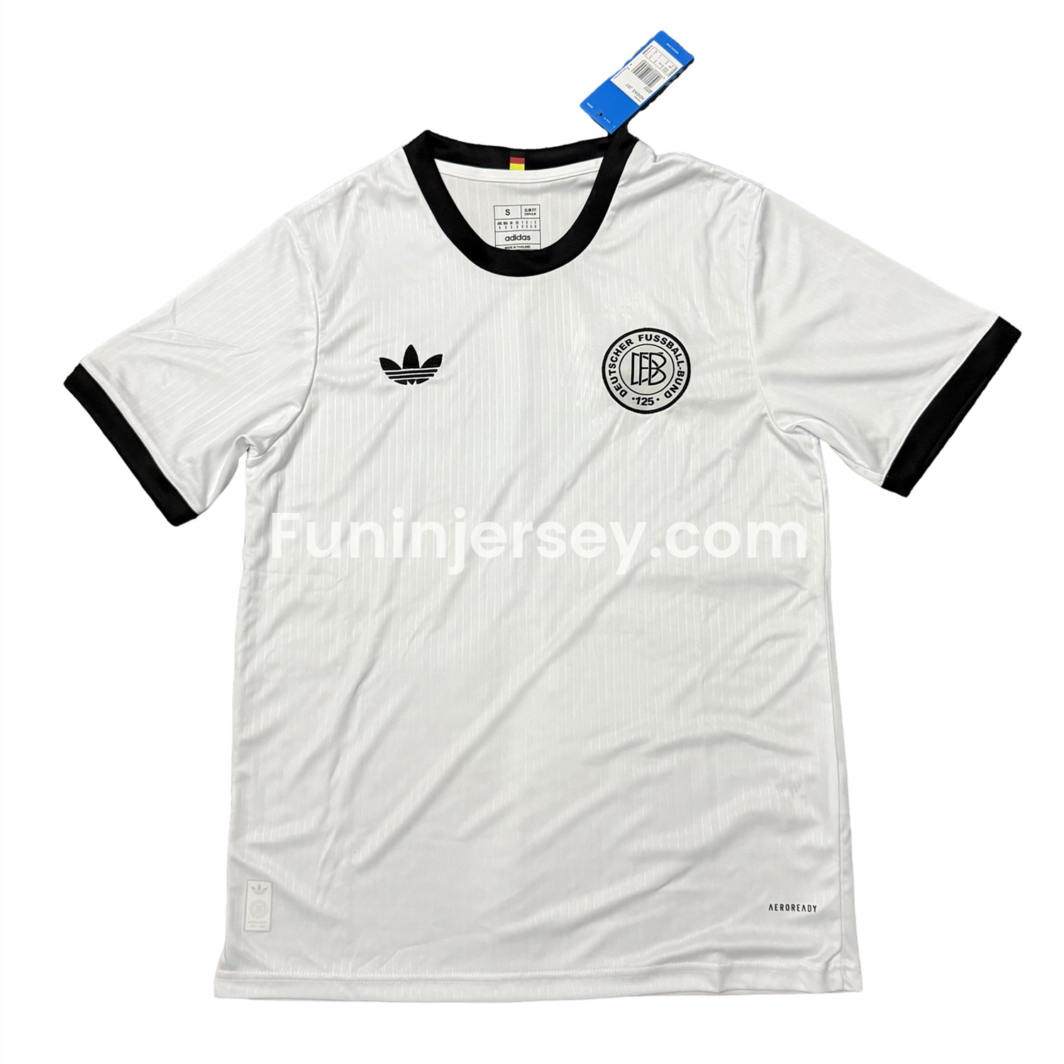 Funinjersey-Germany 2025 125-Year Anniversary White Men's Adult Jersey Set - Fans Version
