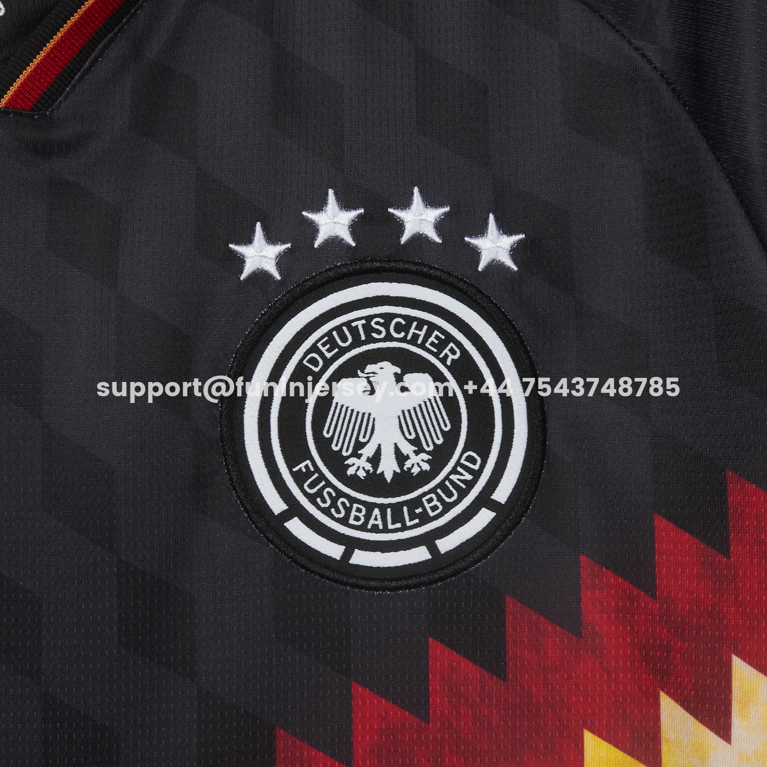Funinjersey-Germany 2026 Black And White V-Shaped Design Special Jersey - Fans Version