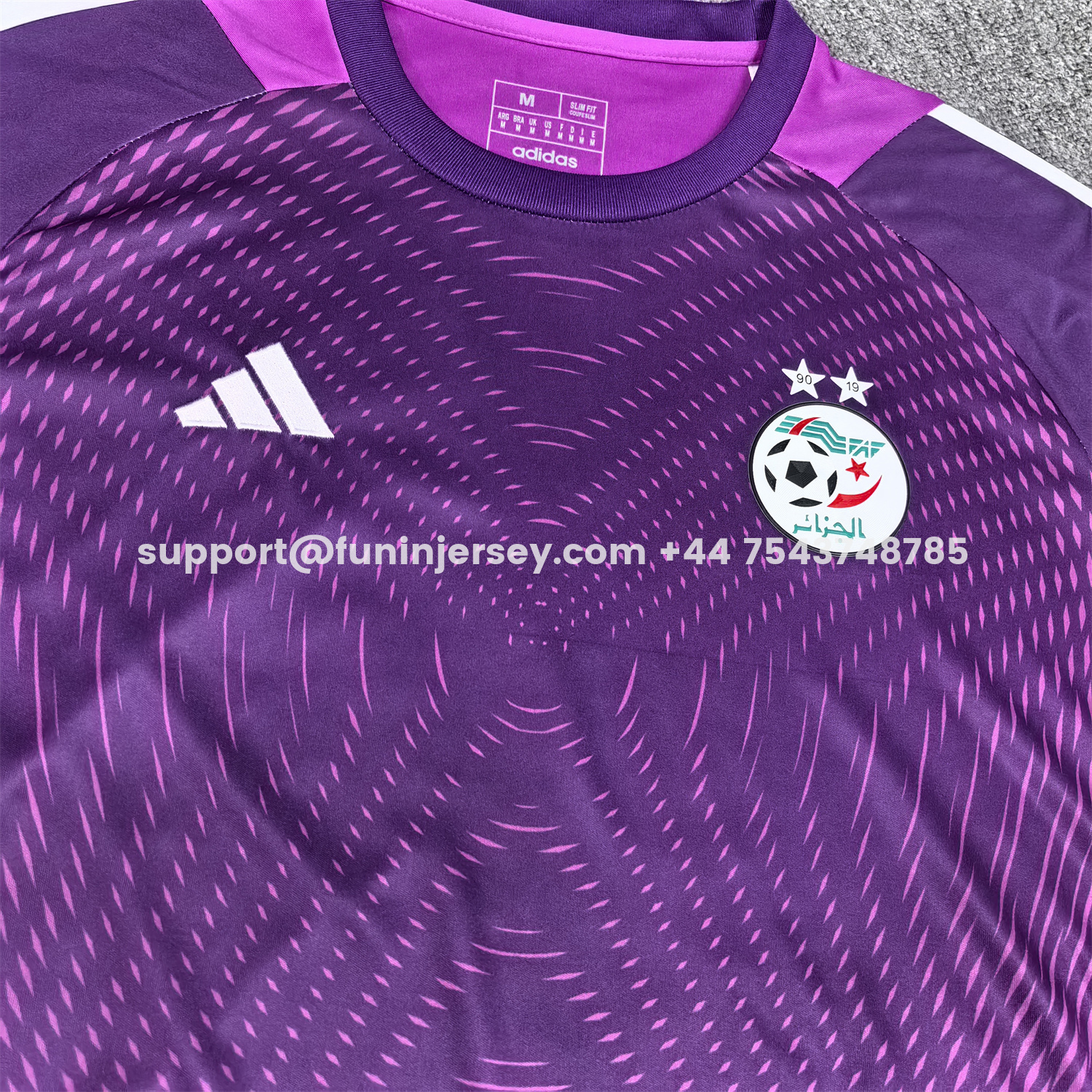 Funinjersey-Algeria 25-26 Purple Goalkeeper Jersey - Fans Version