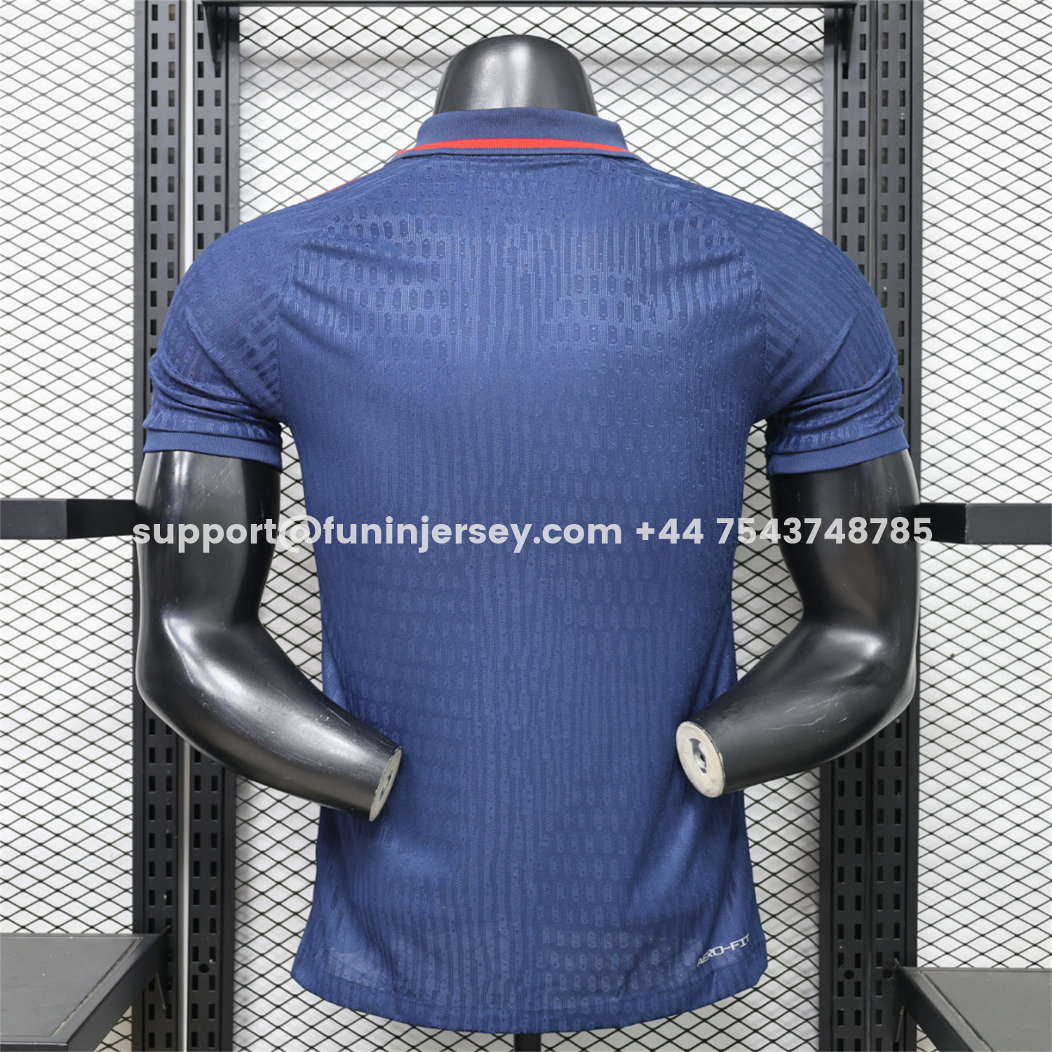 Funinjersey-Paris Saint-Germain PSG 26-27 Retro Casual Style Blue Jersey - Player Version