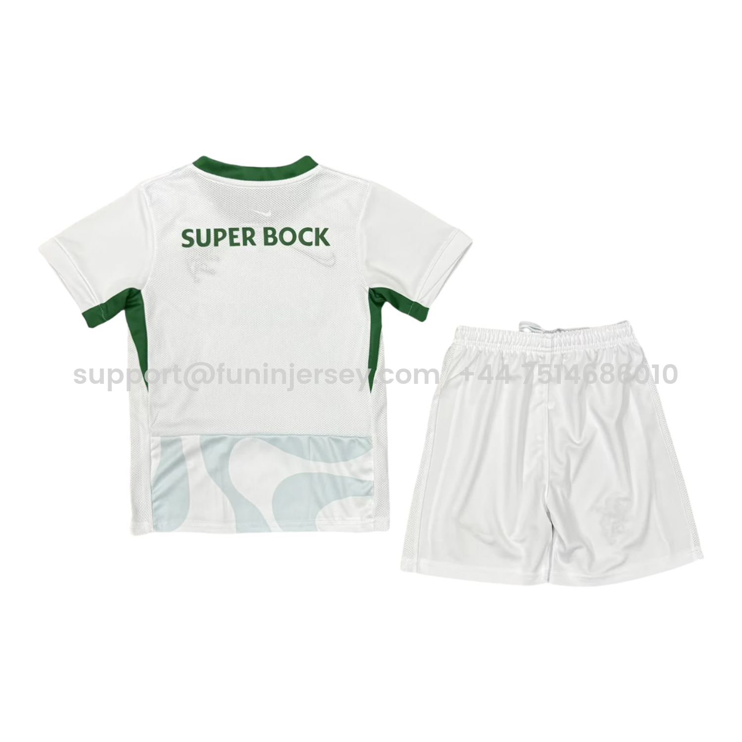 Funinjersey-Sporting CP 25-26 Away Kids Kit