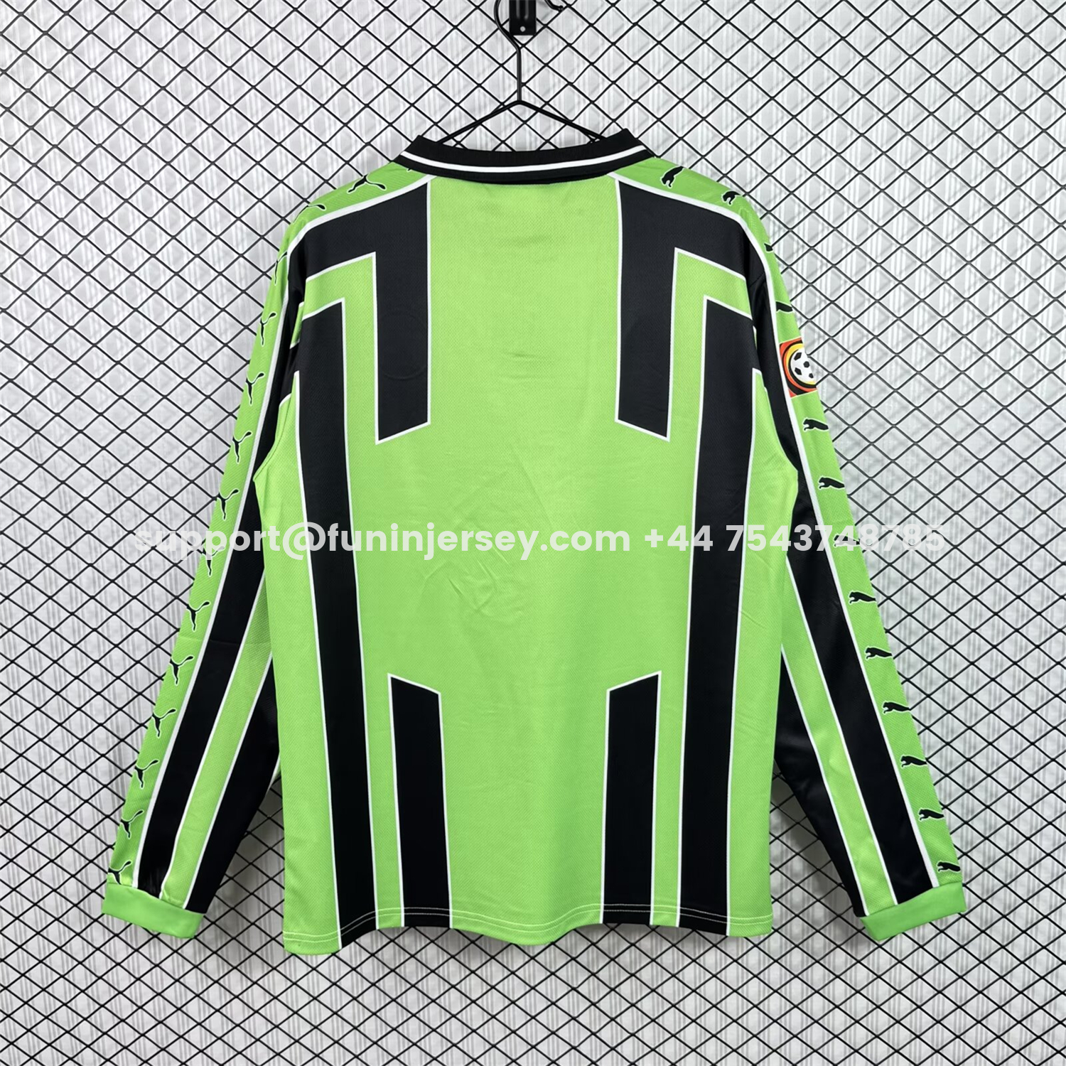 Funinjersey-Retro Wolfsburg 1999-00 Away Long Sleeves Jersey