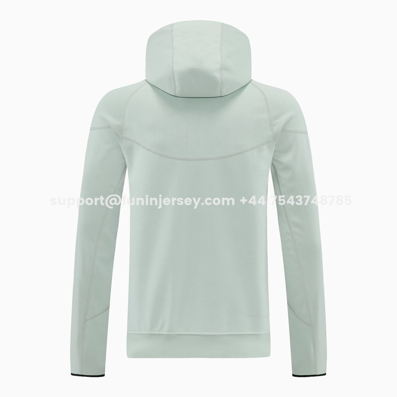 Funinjersey-Inter Milan 25-26 Hooded Windbreaker Training Set - Grey Green Top & Pants