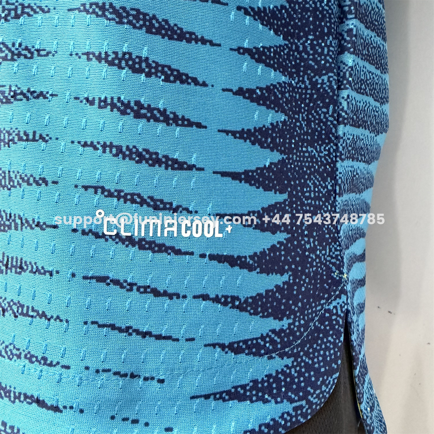 Funinjersey-Colombia 2026 Away Blue Long Sleeves Jersey - Fans Version