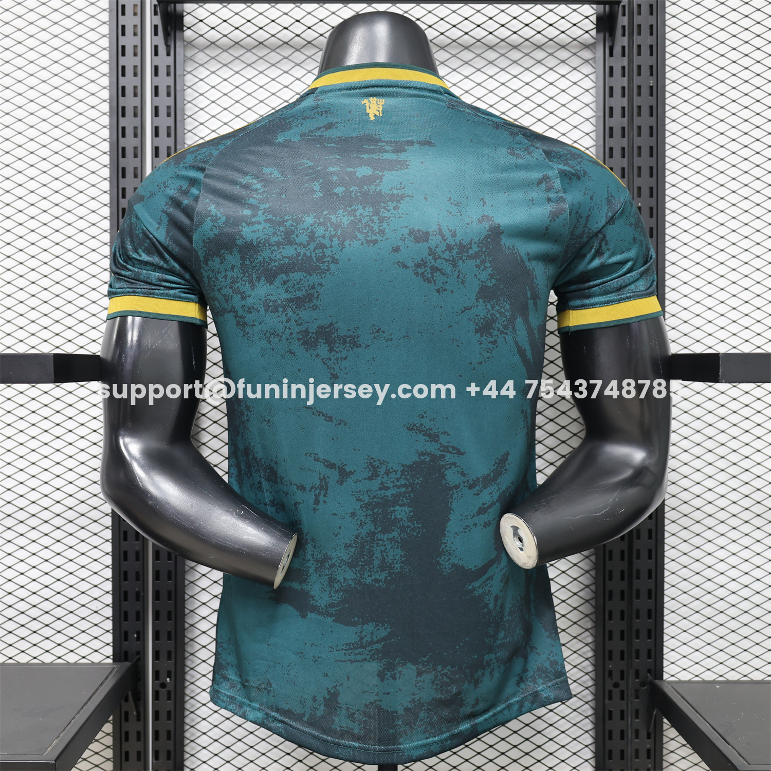 Funinjersey-Manchester United 26-27 Devil Green Gold Special Jersey - Player Version
