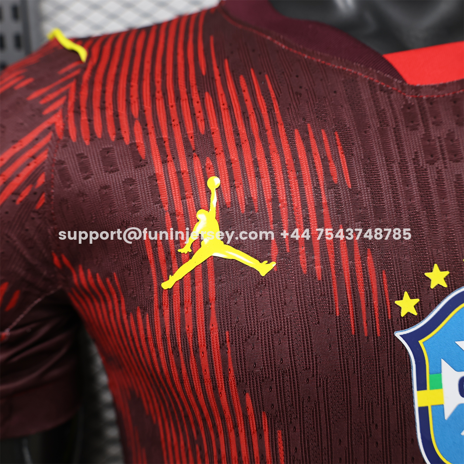 Funinjersey-Brazil 2026 Red Goalkeeper Jersey - Player Version