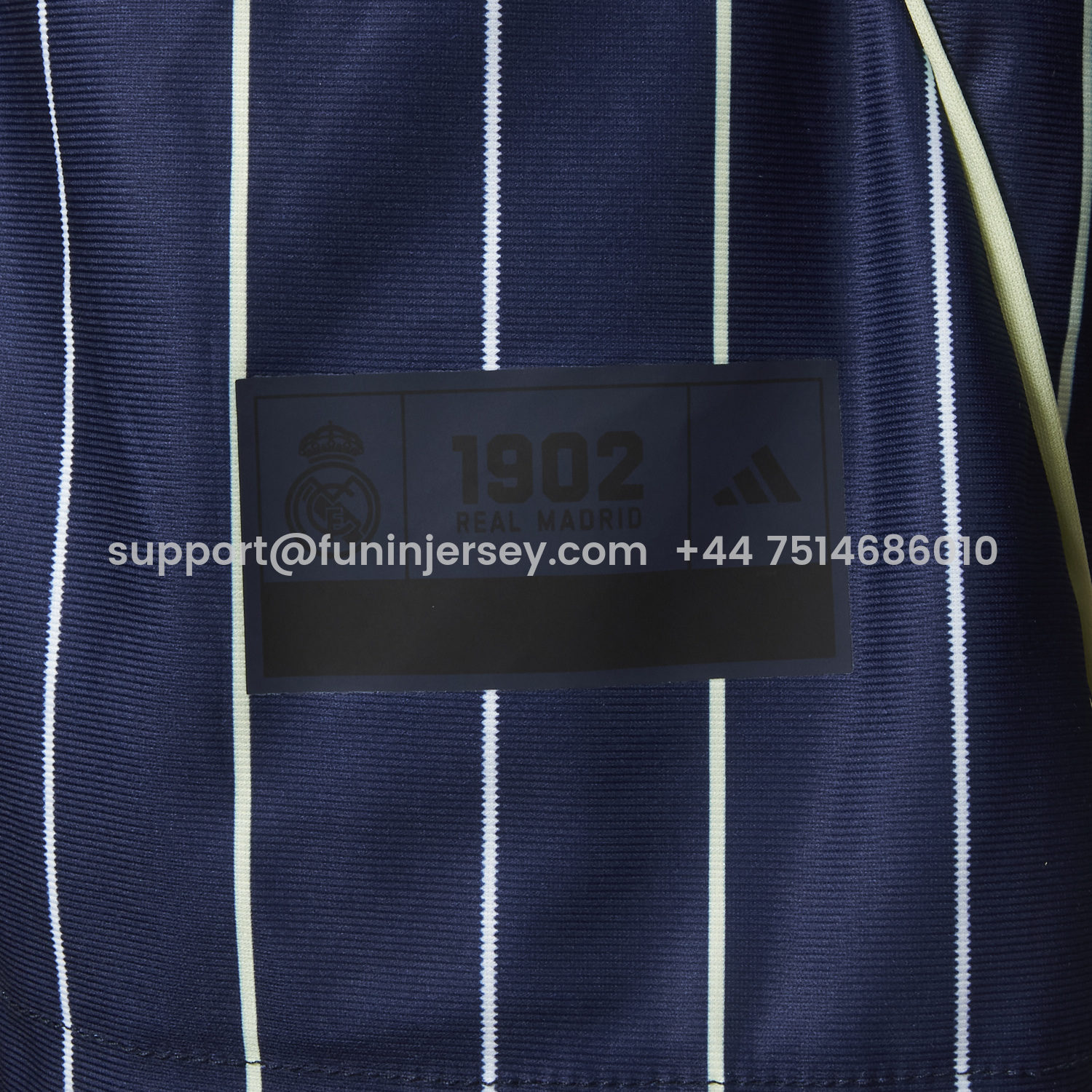 Funinjersey-Real Madrid 25-26 Deep Blue Baseball Jersey - Player Version