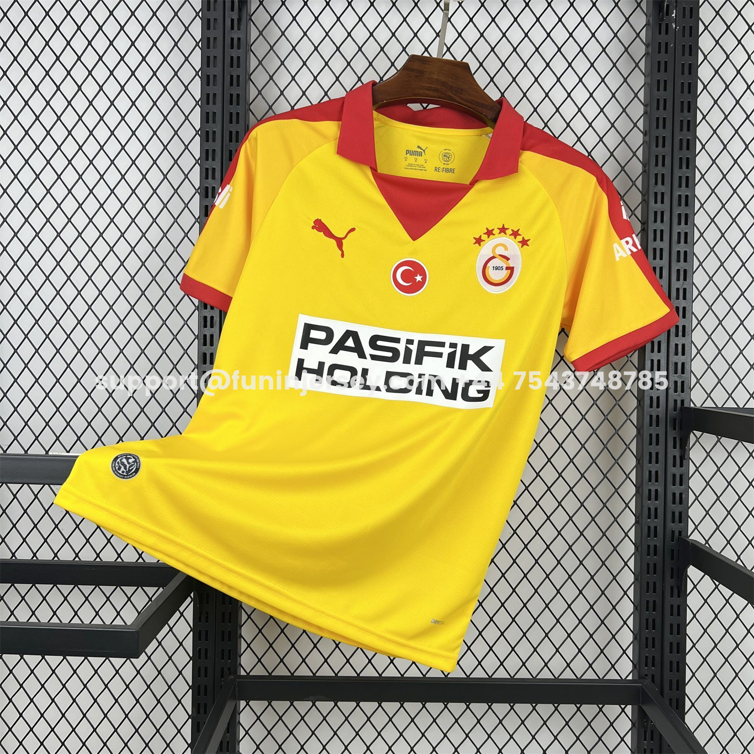 Funinjersey-Galatasaray 25-26 Yellow Jersey - Fans Version