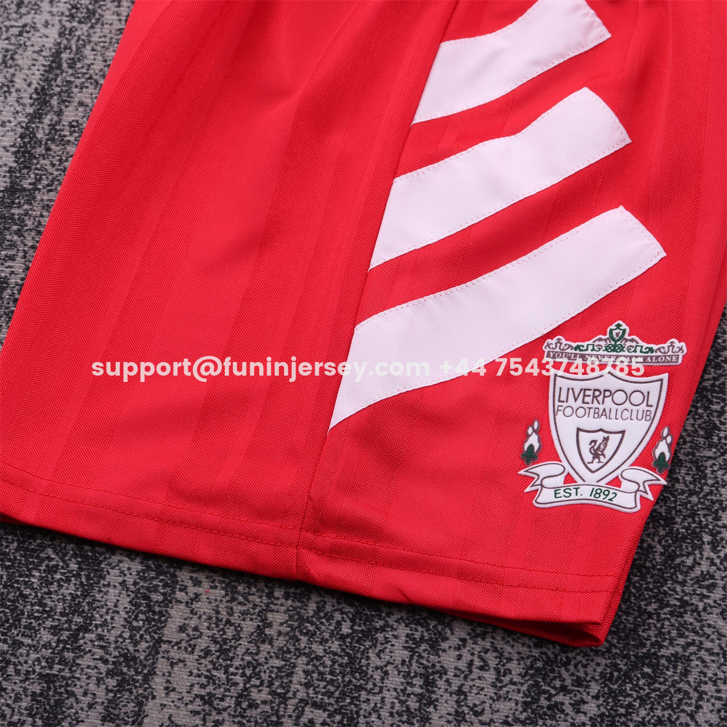 Funinjersey-Retro Liver.pool 1993-95 Home Kids Kit