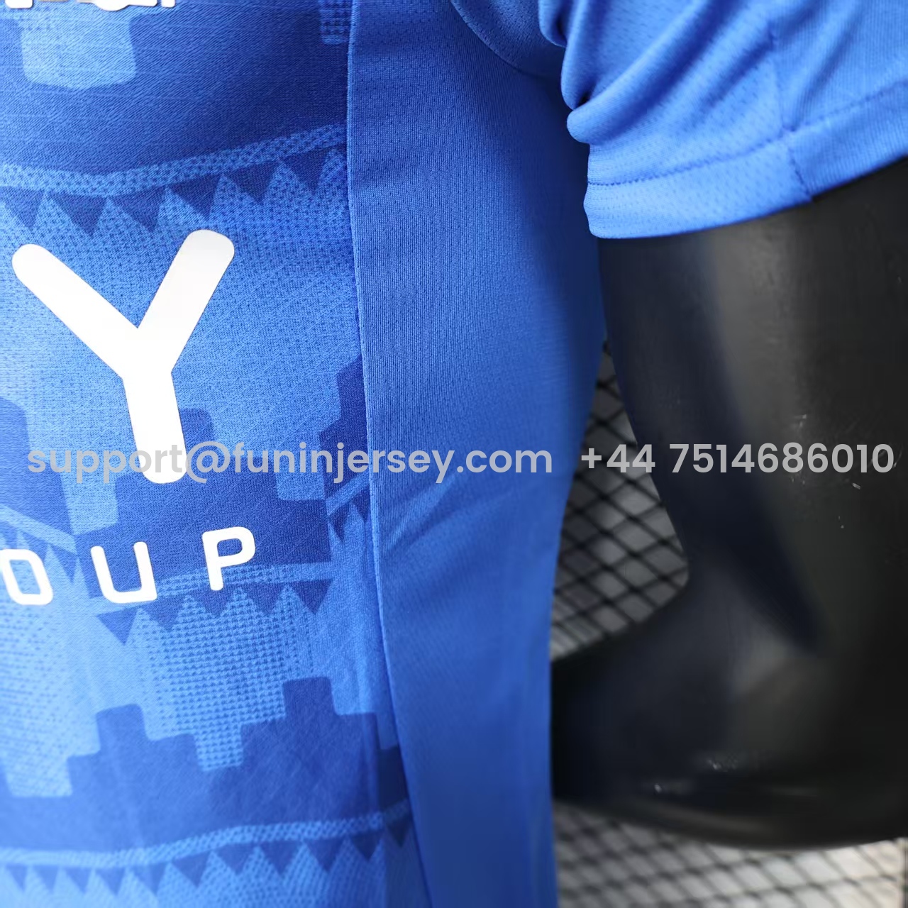 Funinjersey-Al Hilal Riyadh Crescent 25-26 Home Blue Jersey - Player Version