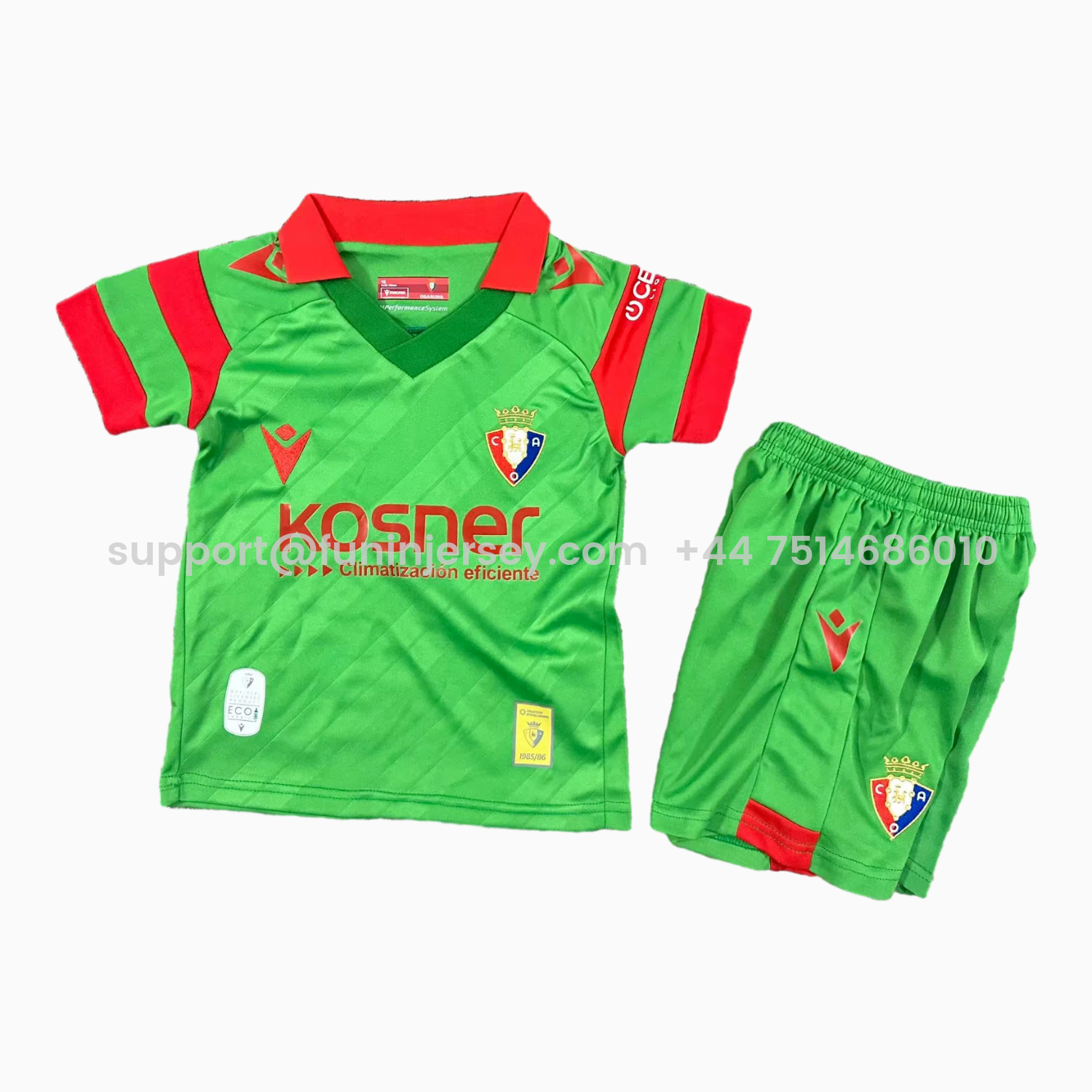 Funinjersey-Osasuna 25-26 Away Kids Kit