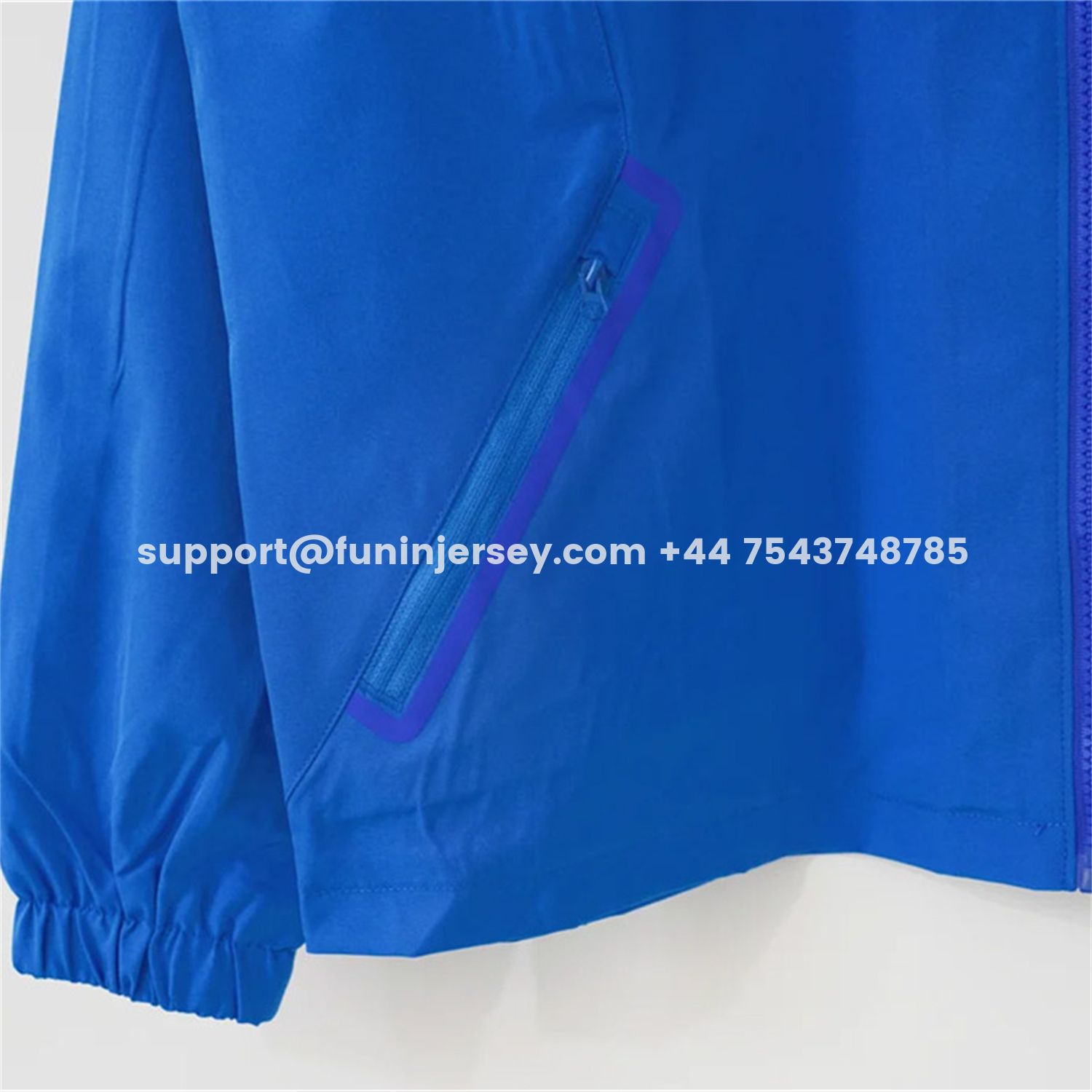 Funinjersey-Colombia 2026 Blue Windbreaker Jacket