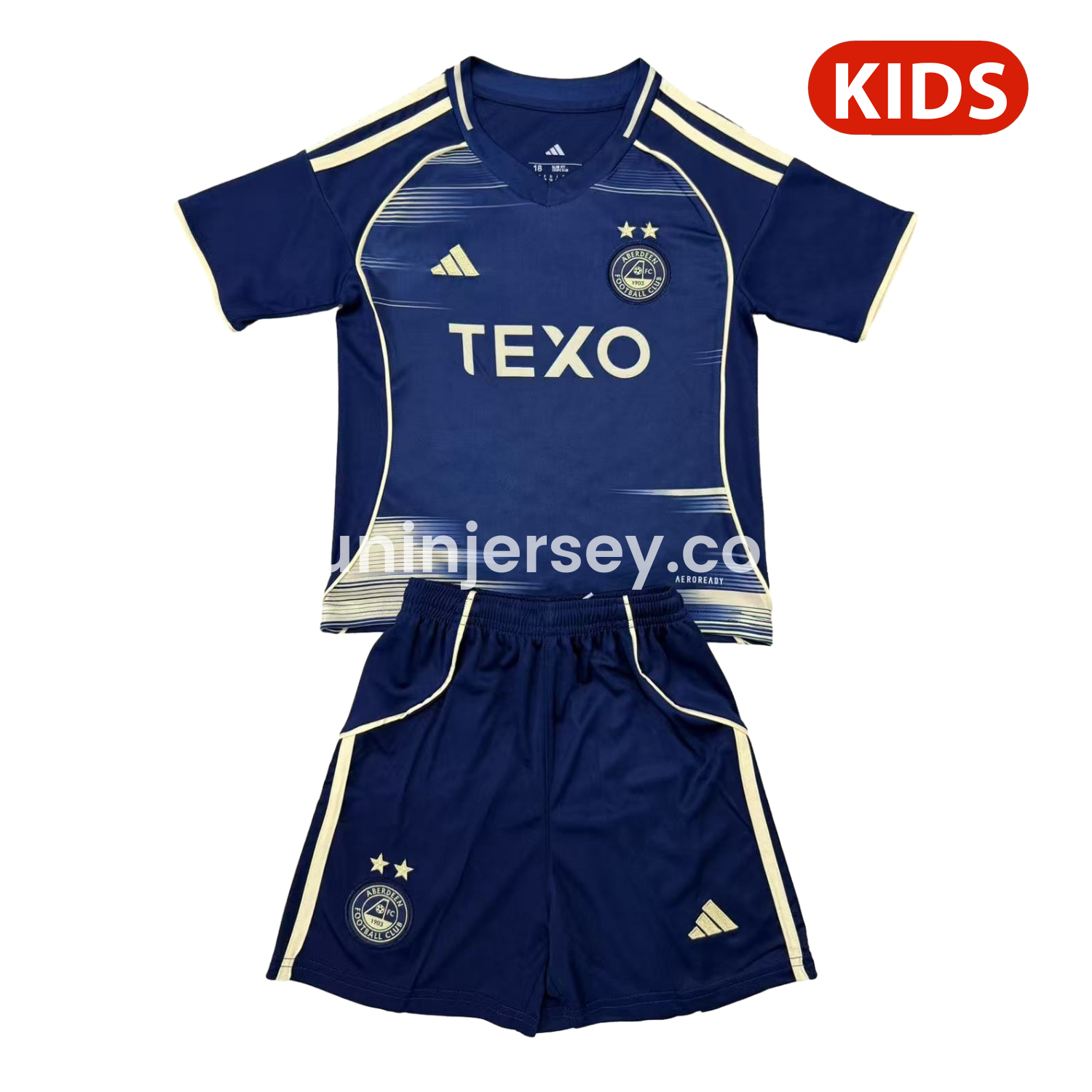 Funinjersey-Aberdeen 25-26 Away Kids Kit