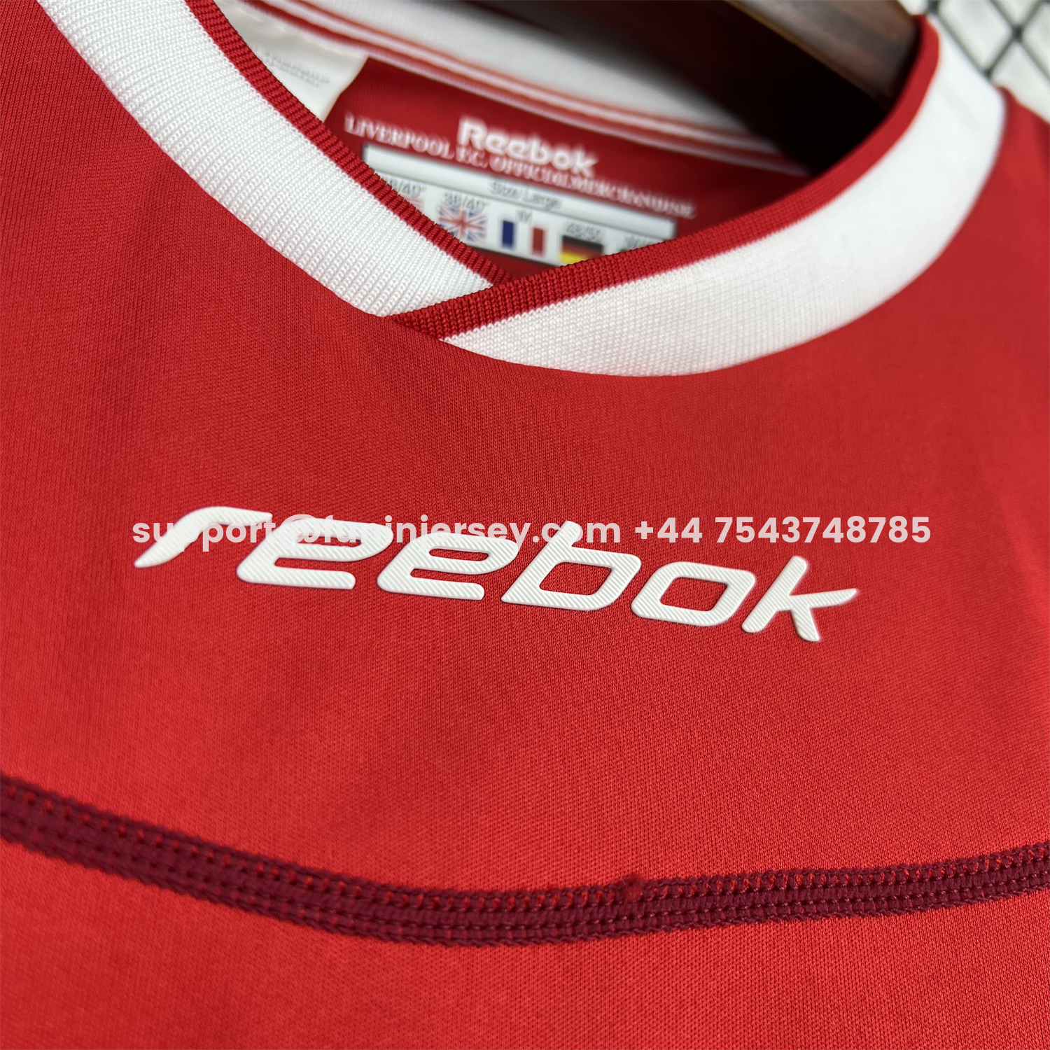 FUN-Funinjersey-Retro Liver.pool 2002-04 Home Jersey