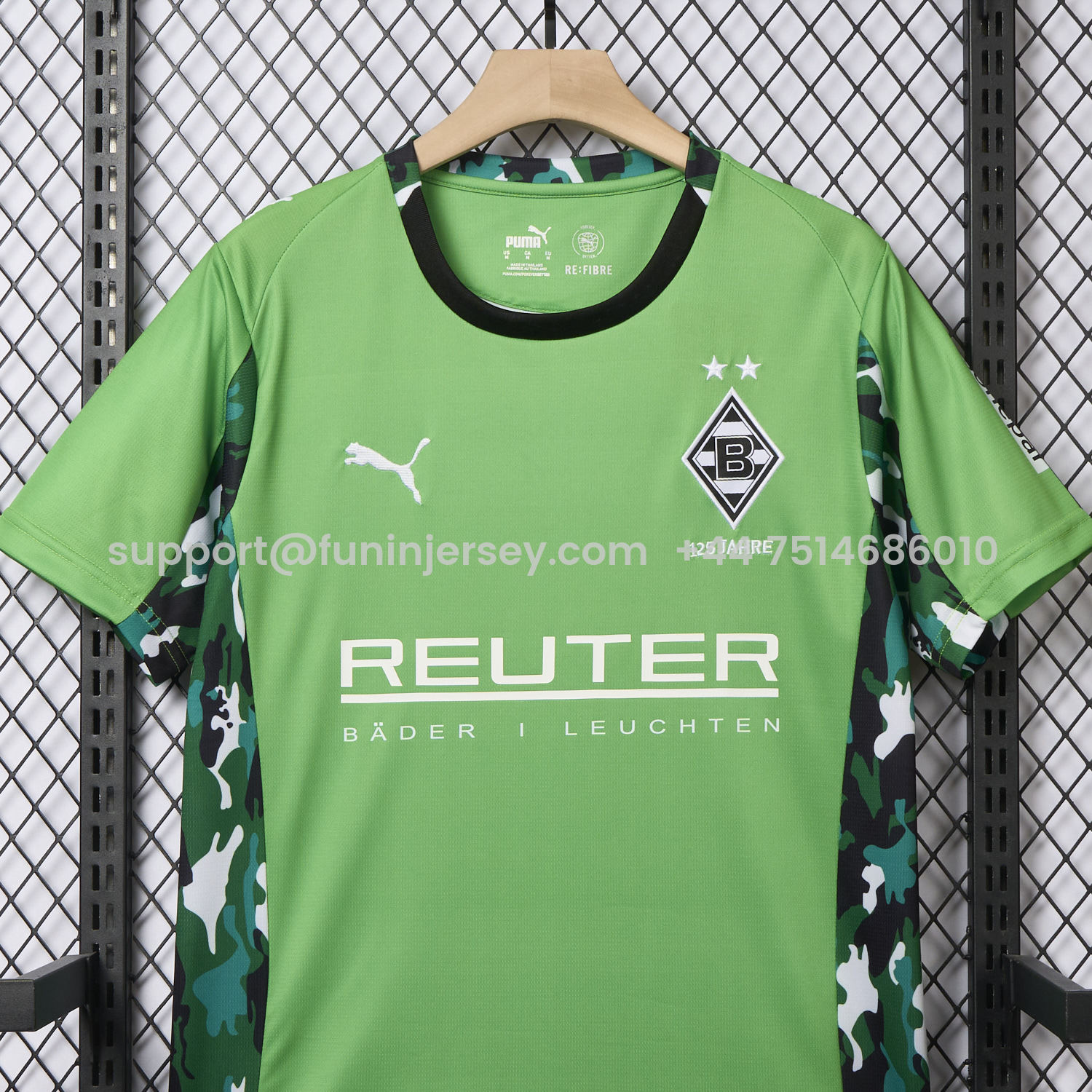 Funinjersey-Borussia Mönchengladbach 25-26 Away Jersey - Fans Version