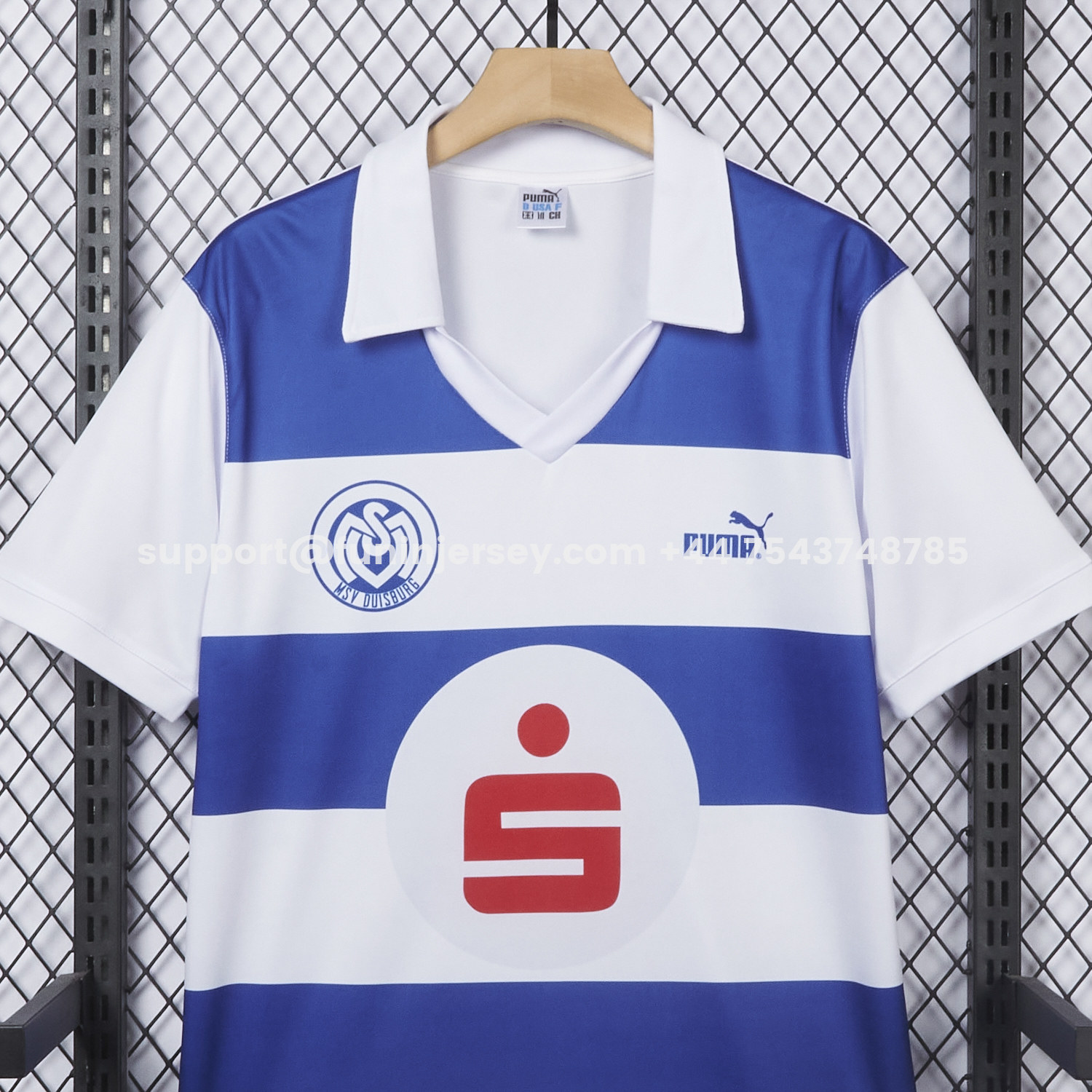 Funinjersey-Retro Duisburg 1990-91 Home Jersey
