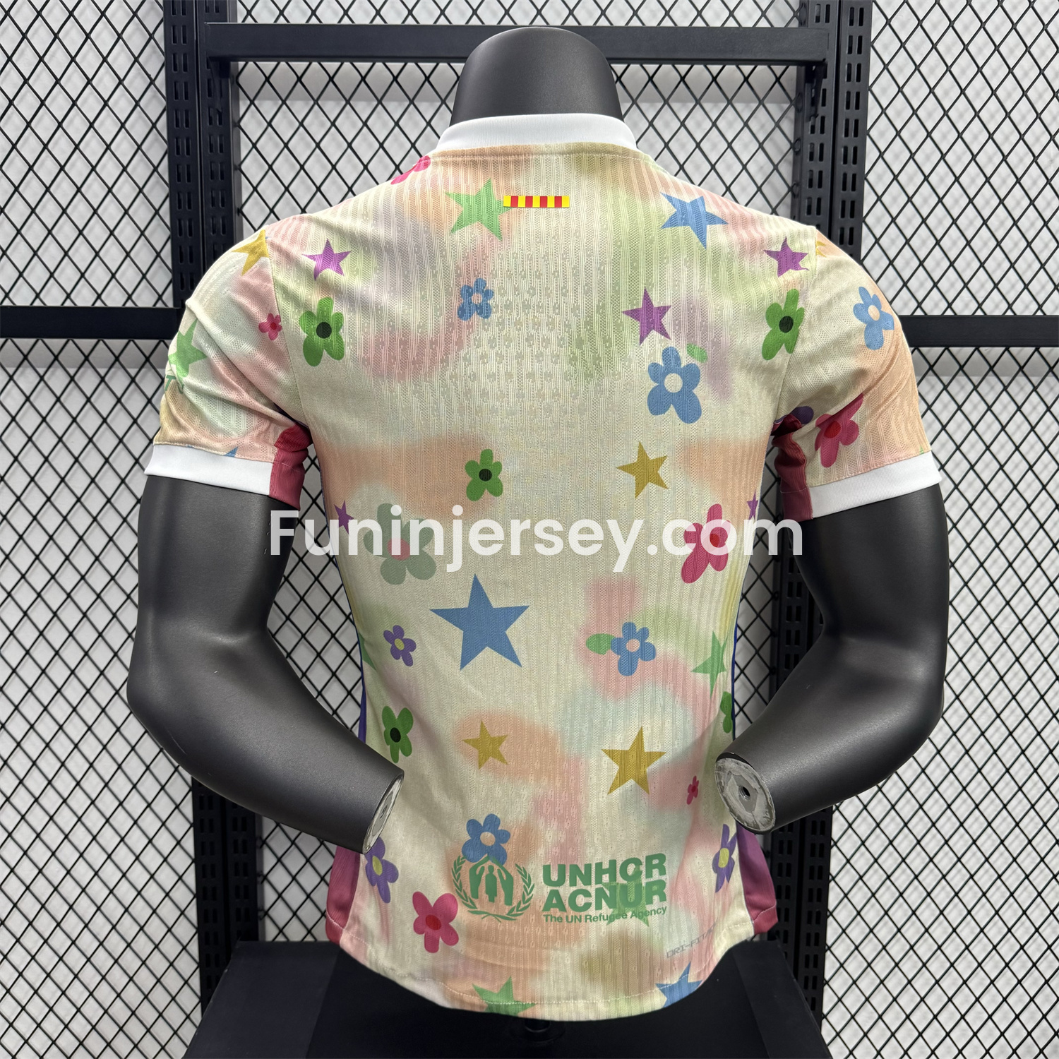 Funinjersey-Barcelona 25-26 Golf Color Petals Special Yellow Jersey - Player Version